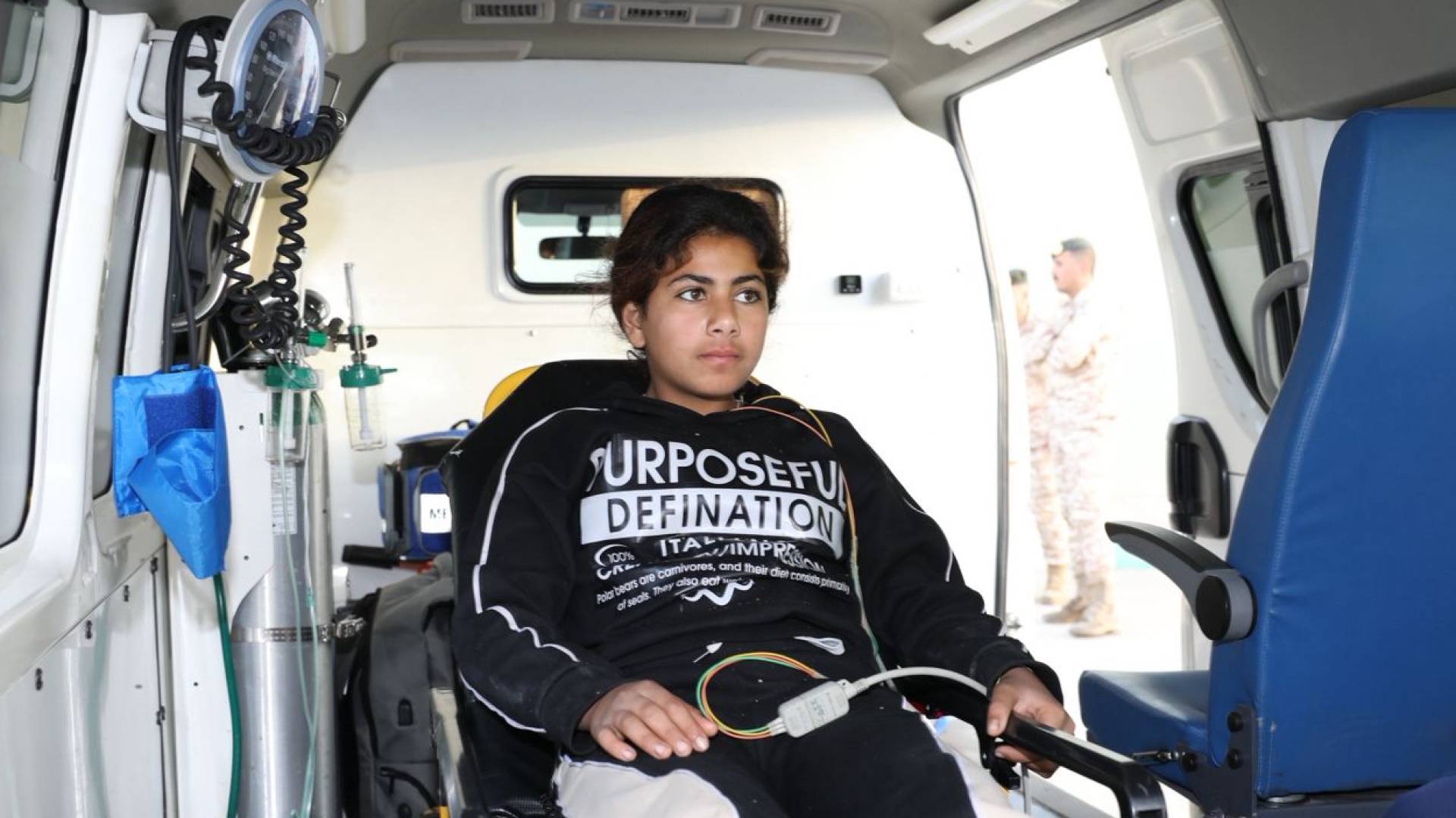 القوات المسلحة تجلي الدفعة (24) من أطفال غزة