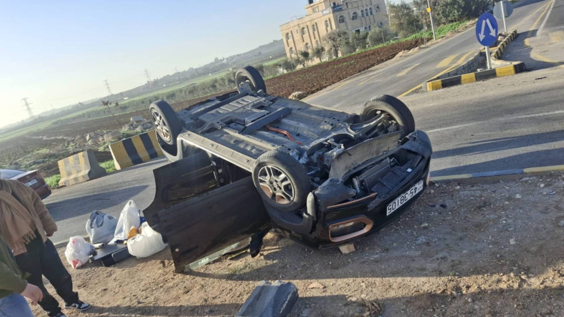 انقلاب مركبة في ناعور