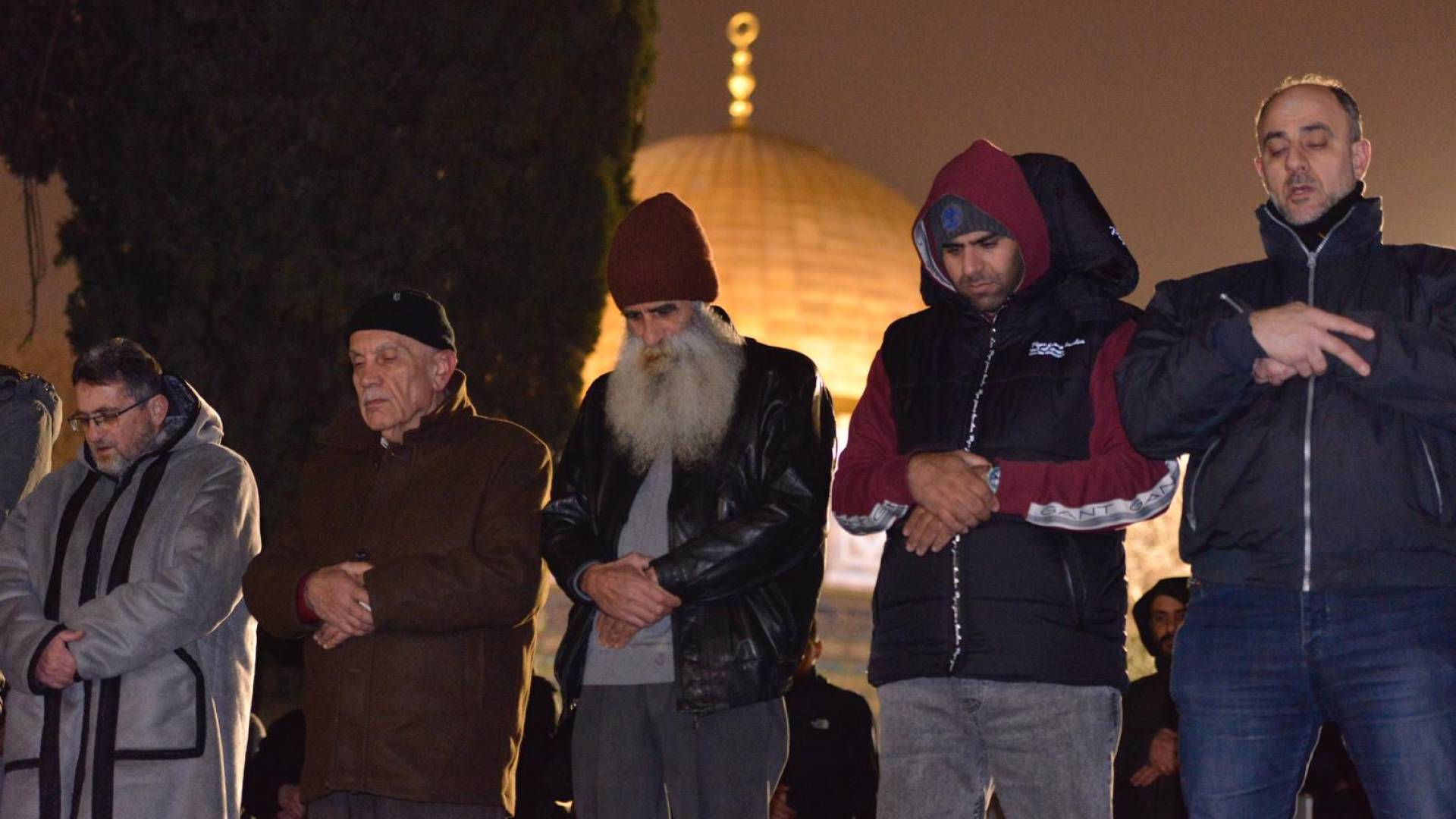 مشاهد من صلاة التراويح في المسجد الاقصى