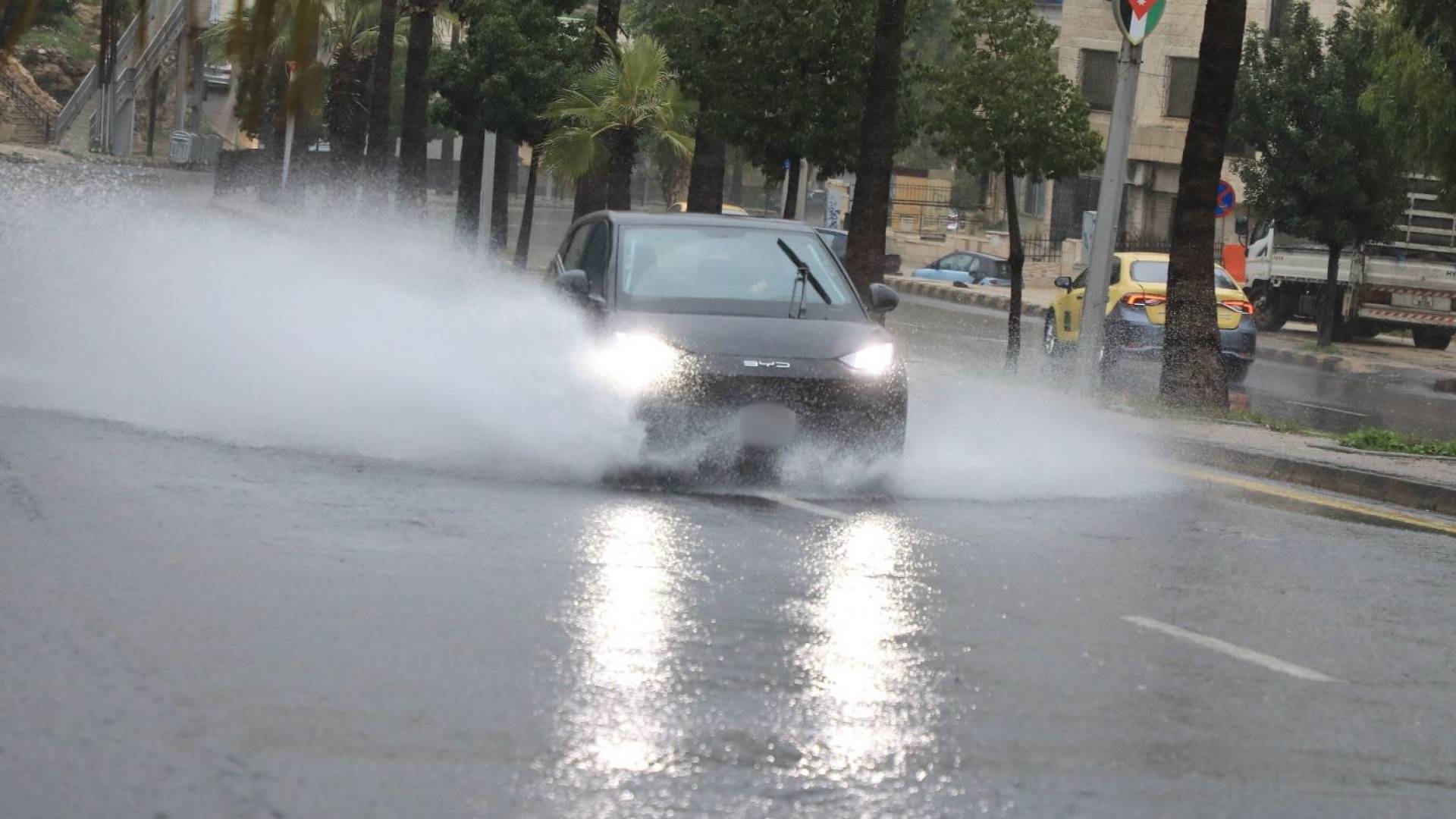 أمطار في العاصمة عمان