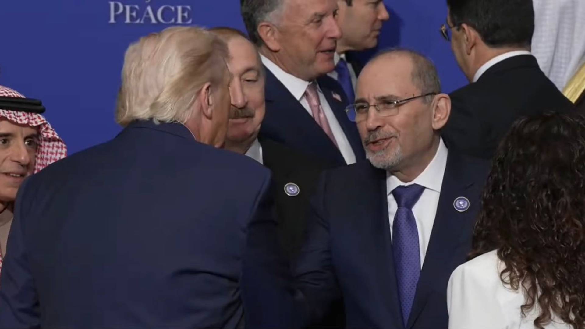 وزير الخارجية ايمن الصفدي والرئيس الأمريكي دونالد ترمب