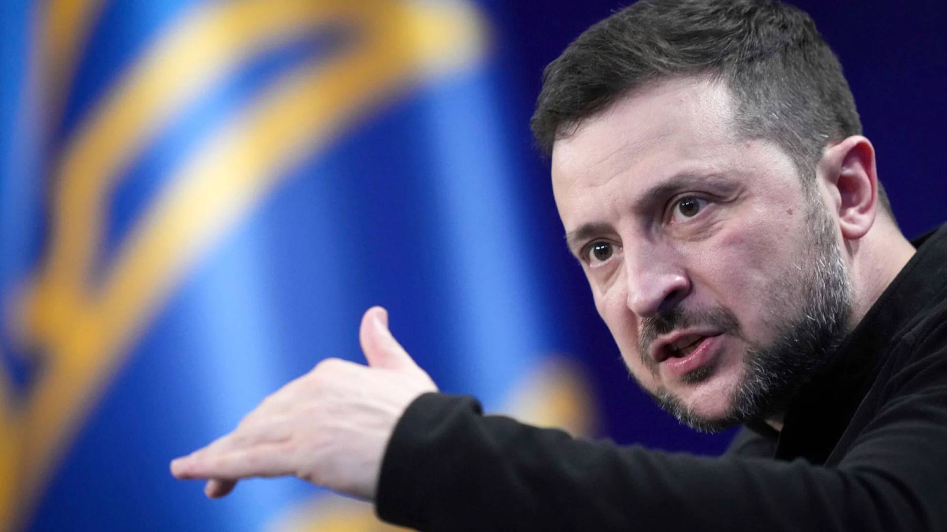 الرئيس الاوكراني فلاديمير زيلينسكي