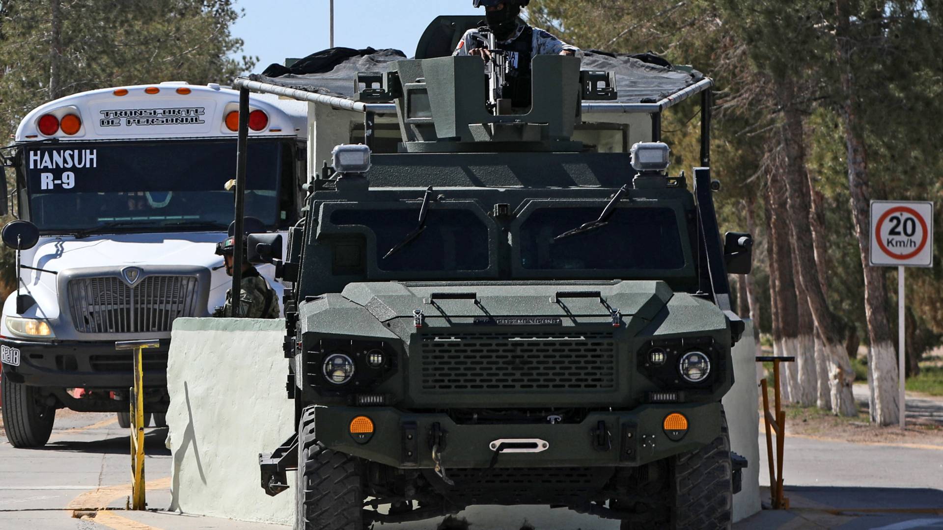 مدرعة من الجيش المكسيكي