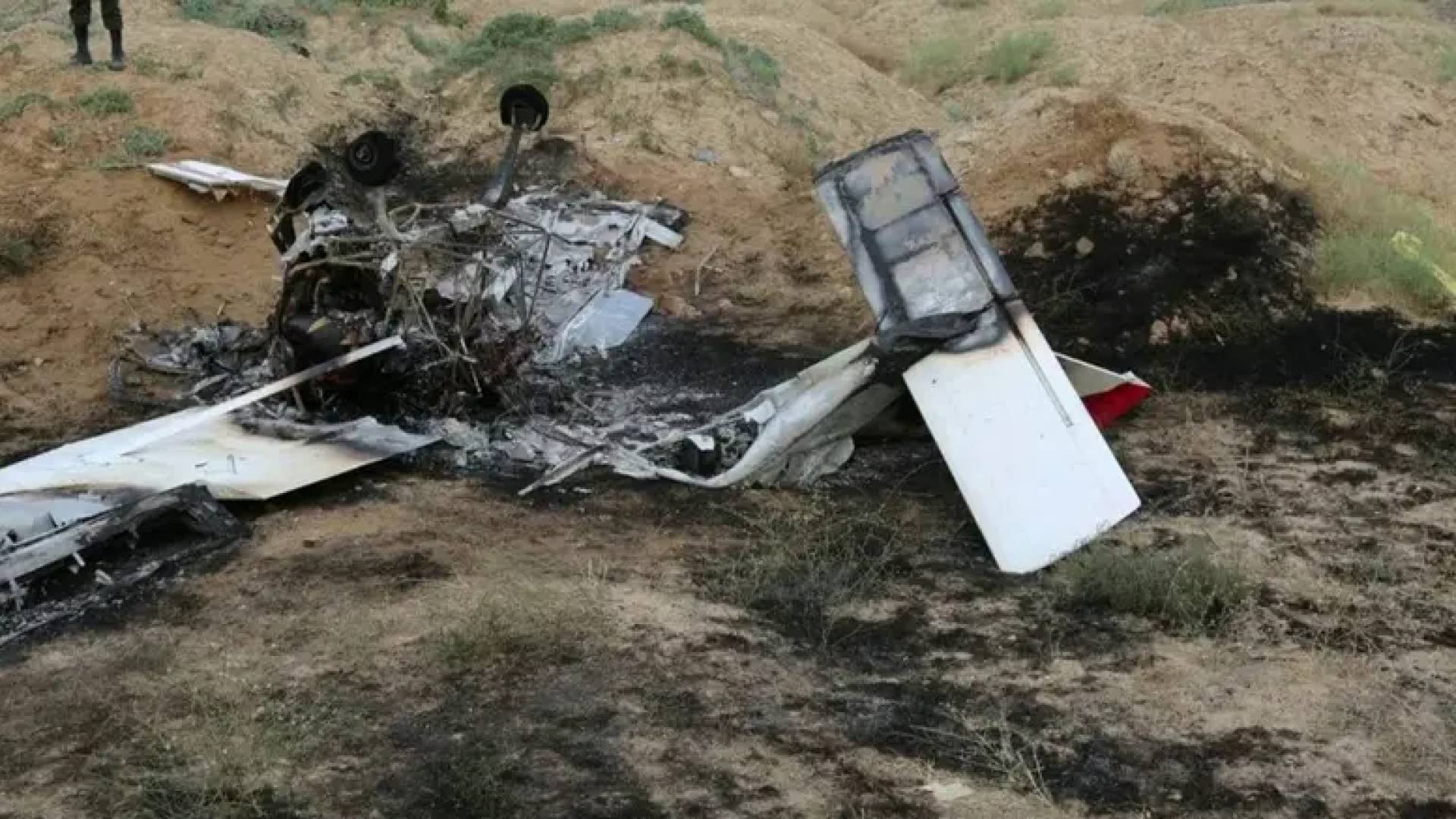 حطام مروحية _تعبيرية