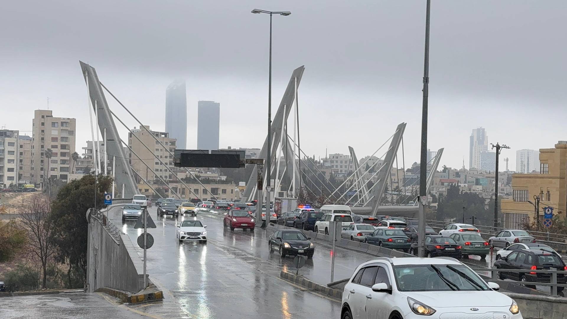 العاصمة عمان في الشتاء