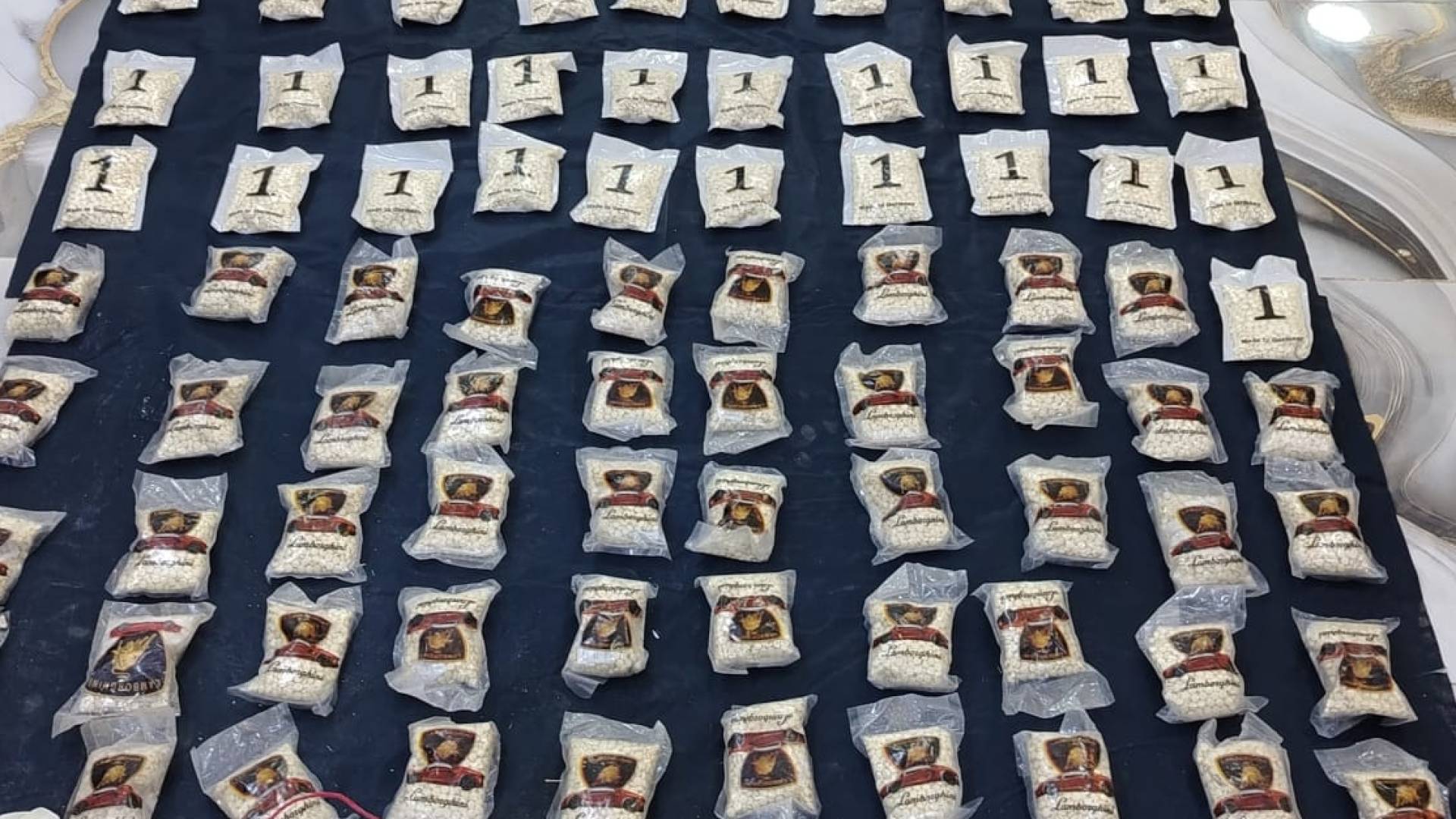 المواد المخدرة التي تم ضبطها