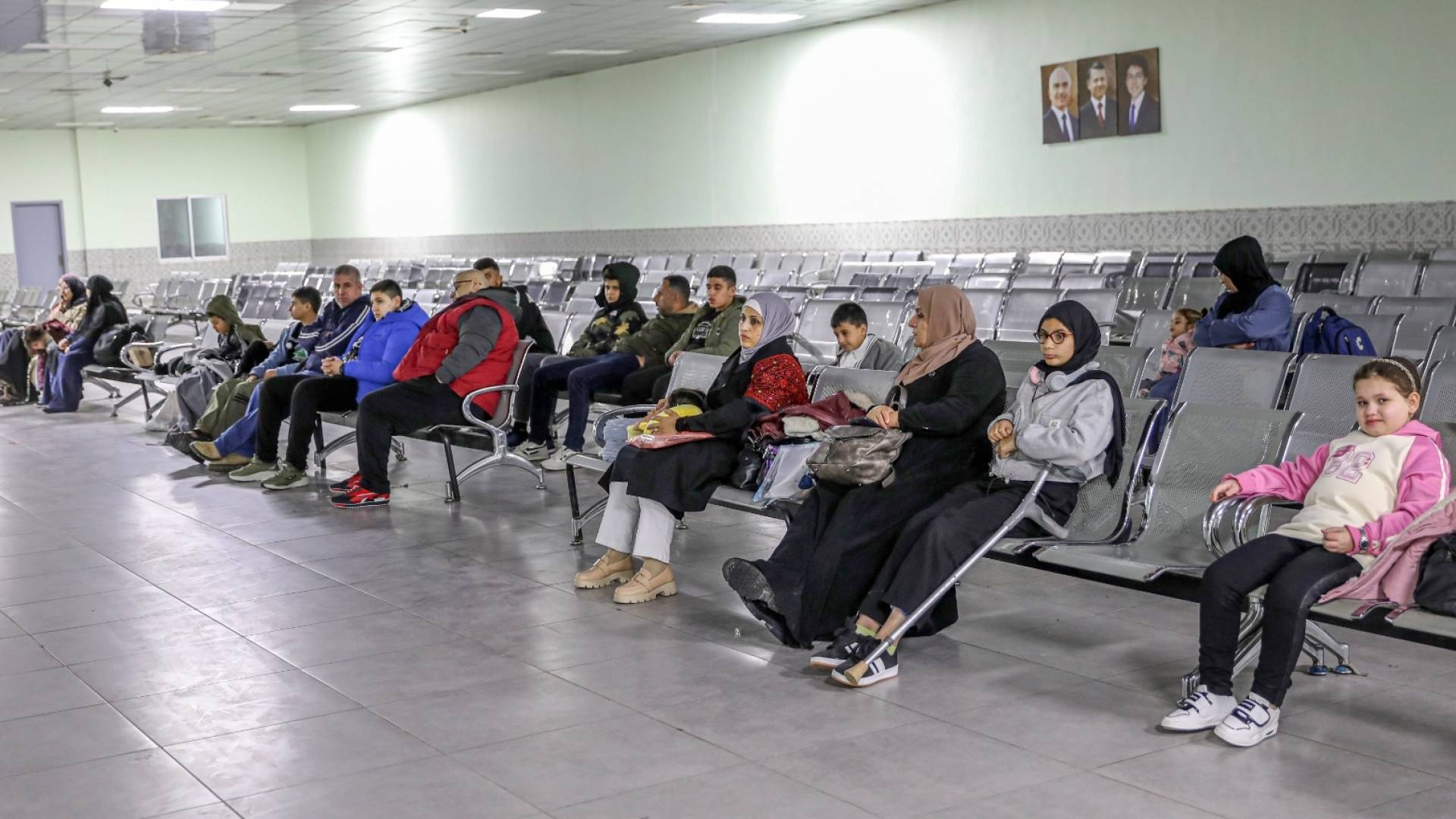 مصابي غزة عائدين من الأردن