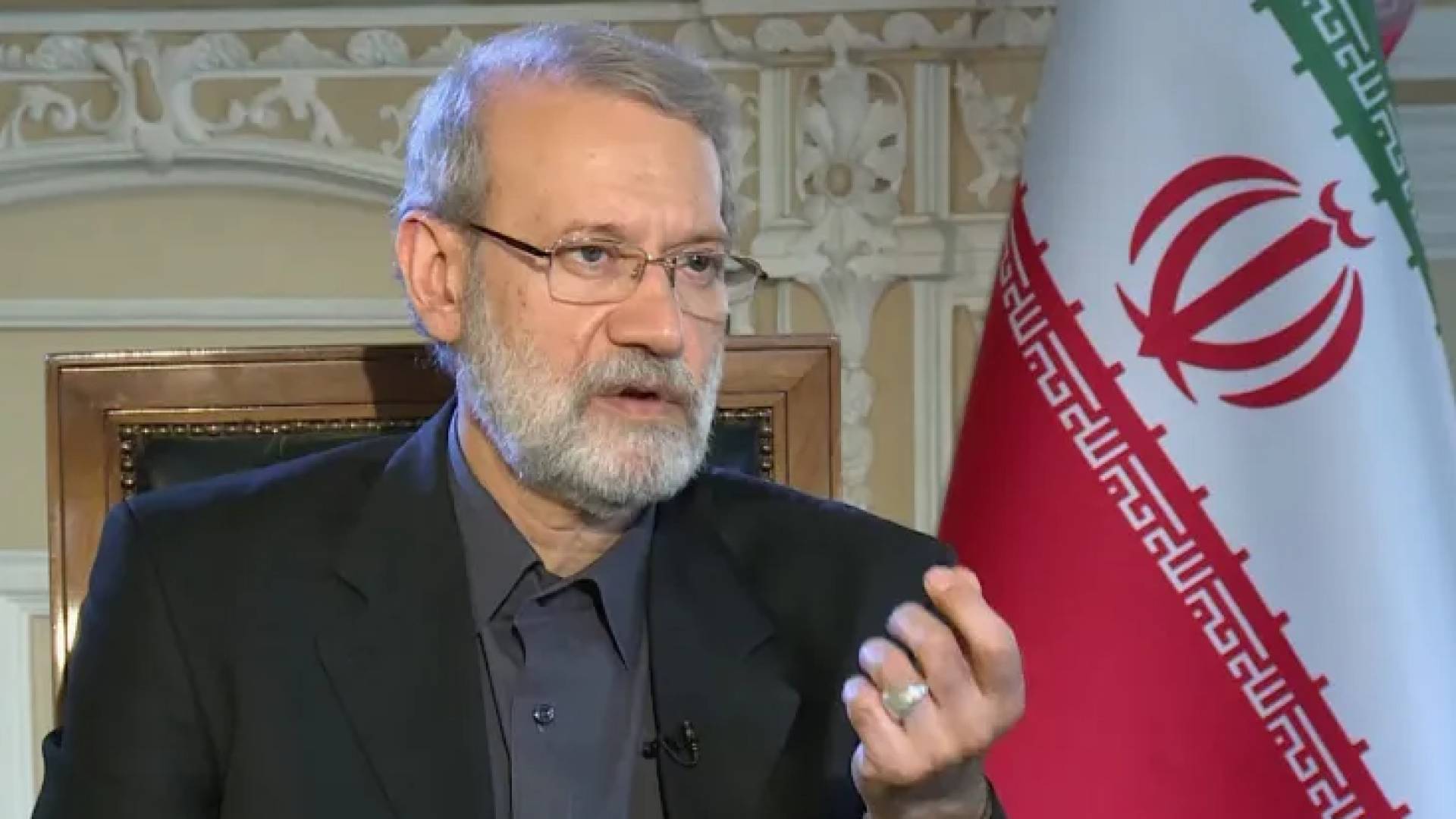 أمين مجلس الأمن القومي الإيراني، علي لاريجاني