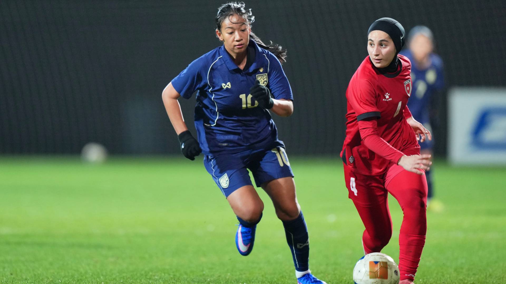 من مباراة الأردن وتايلاند