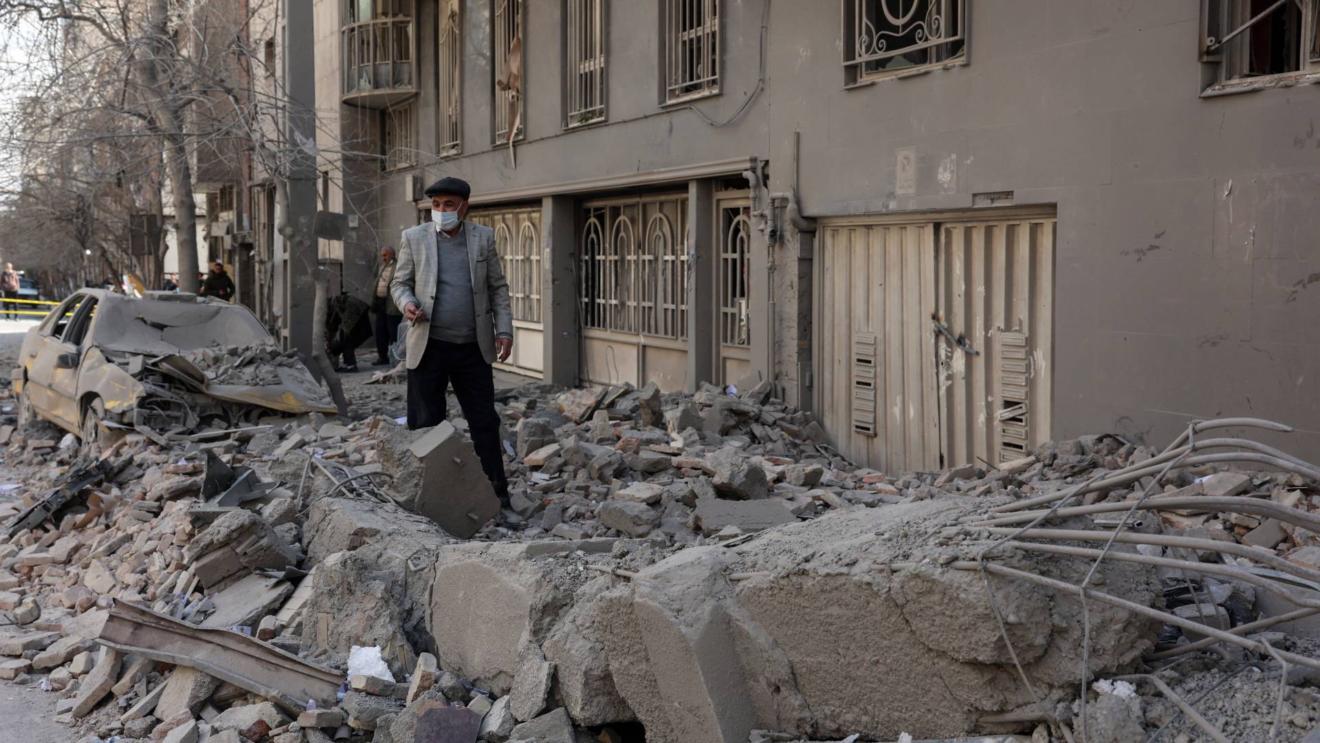 قصف الاحتلال على ايران