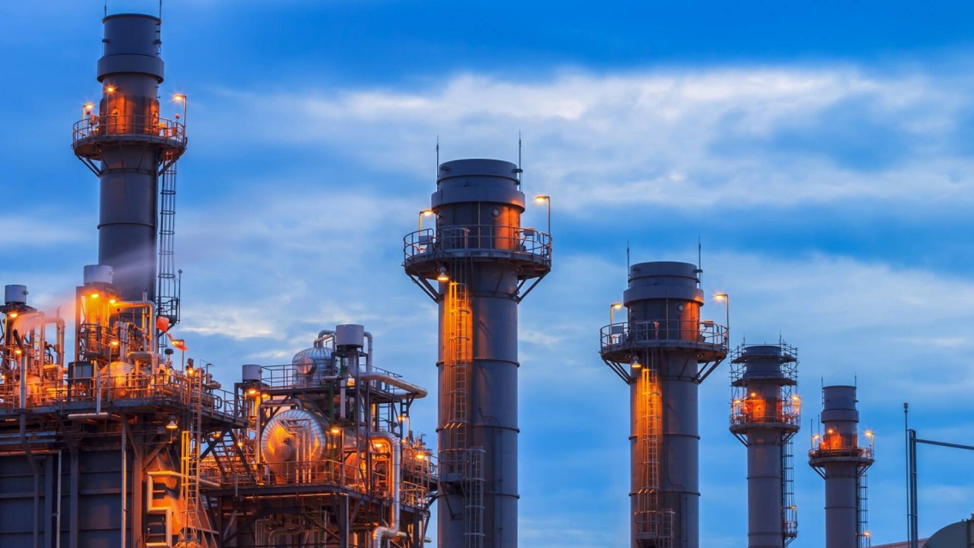 محطة لتوليد الكهرباء بالغاز