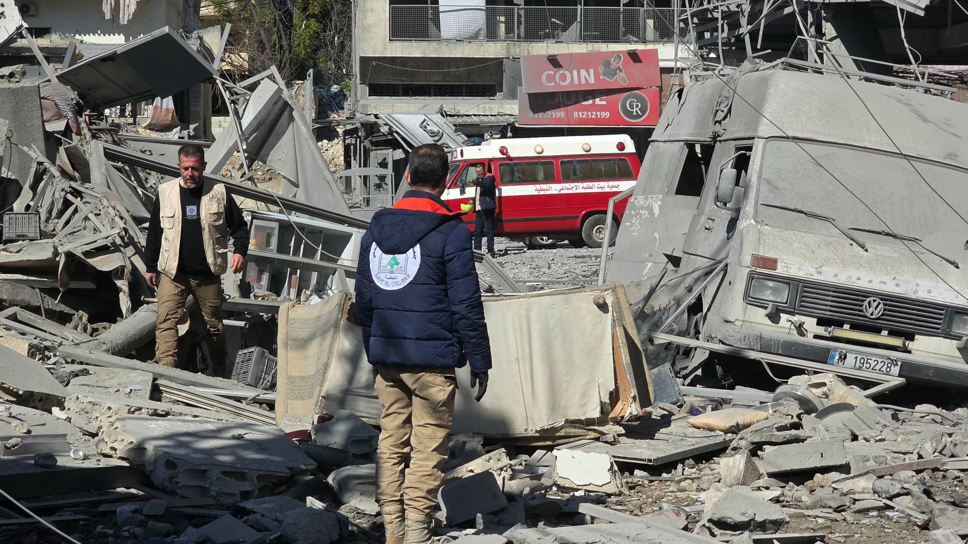 الدمار في لبنان