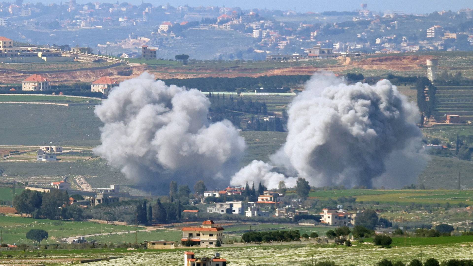صورة أرشيفية لغارات إسرائيلية جنوب لبنان