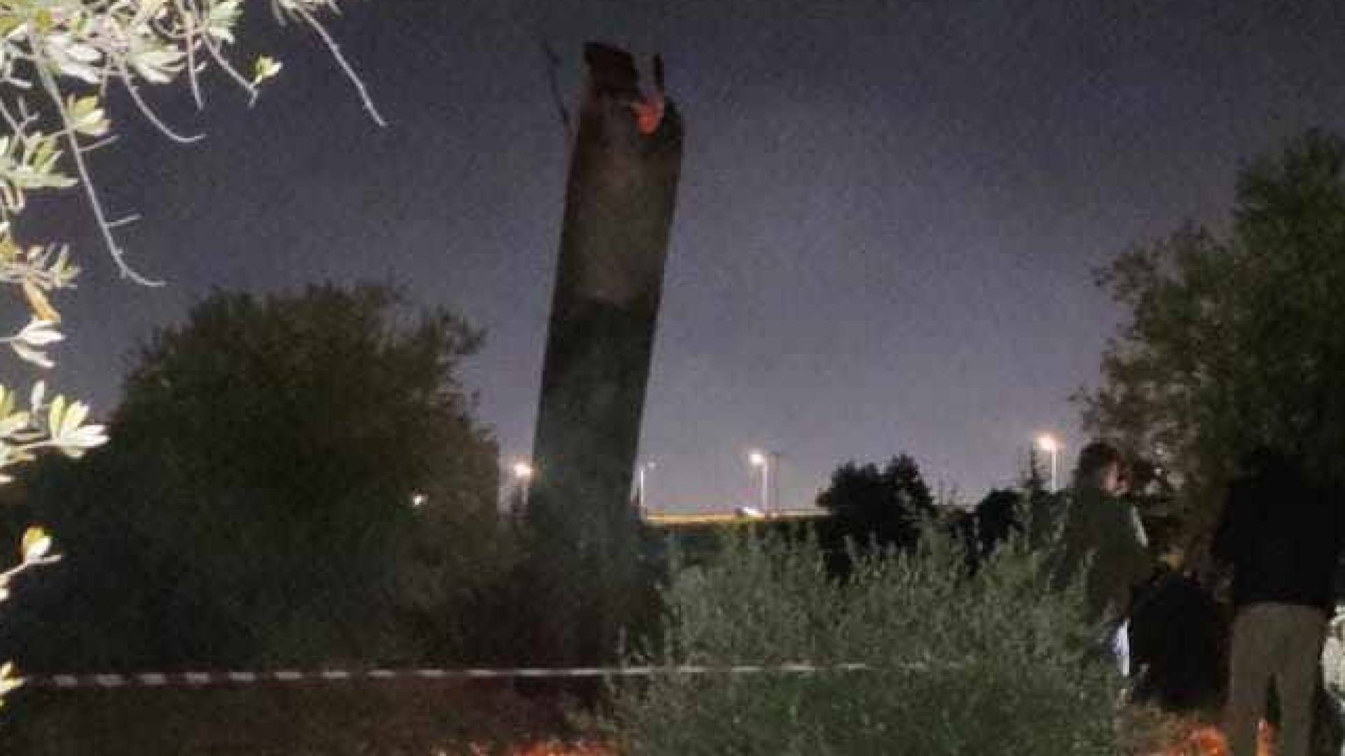 سقوط جسم متفجر في إربد