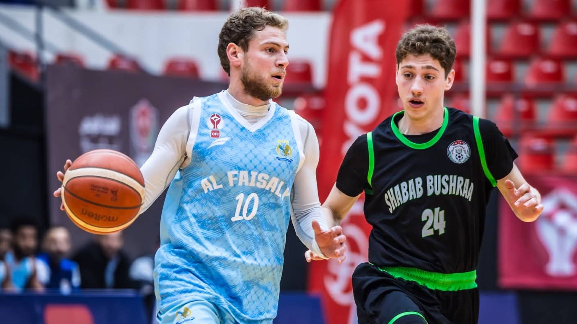 من مباراة سابقة بين الفيصلي وشباب بشرى