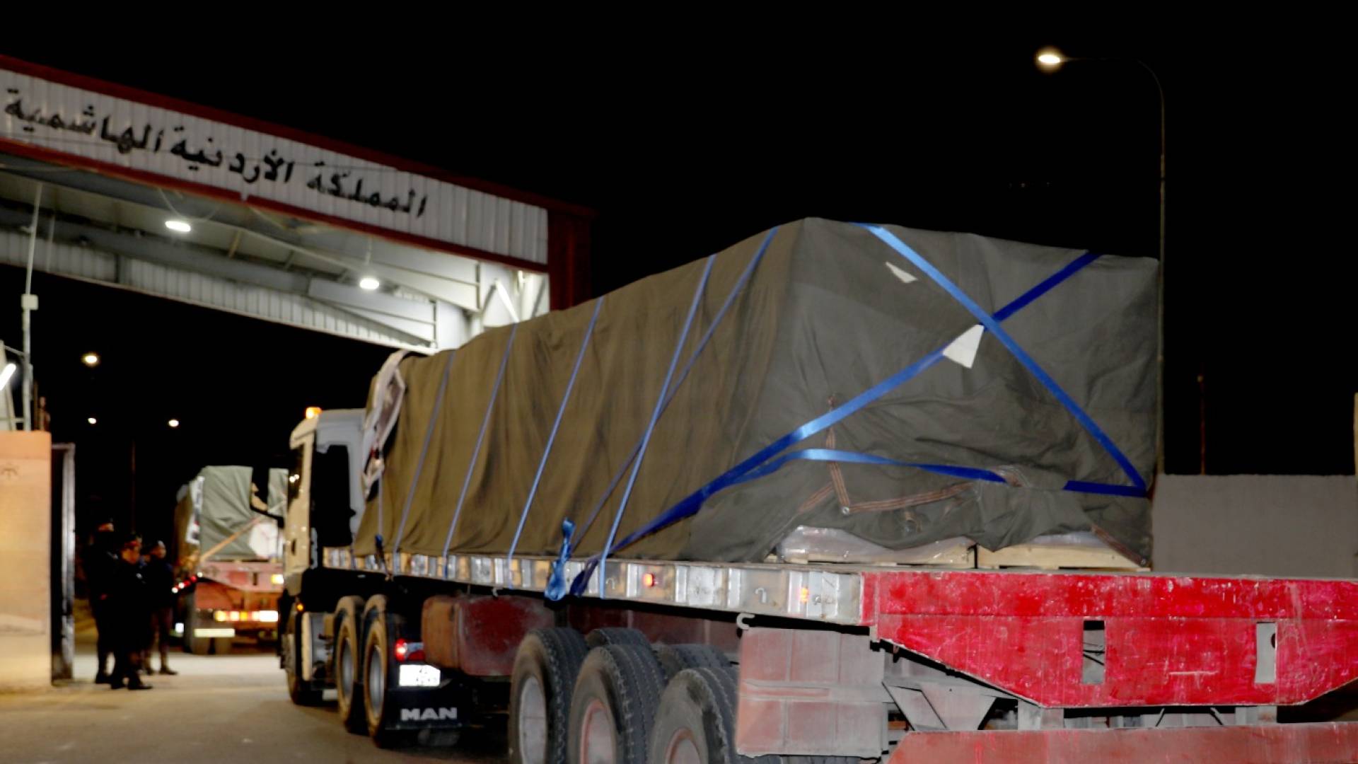 قافلة مساعدات أردنية