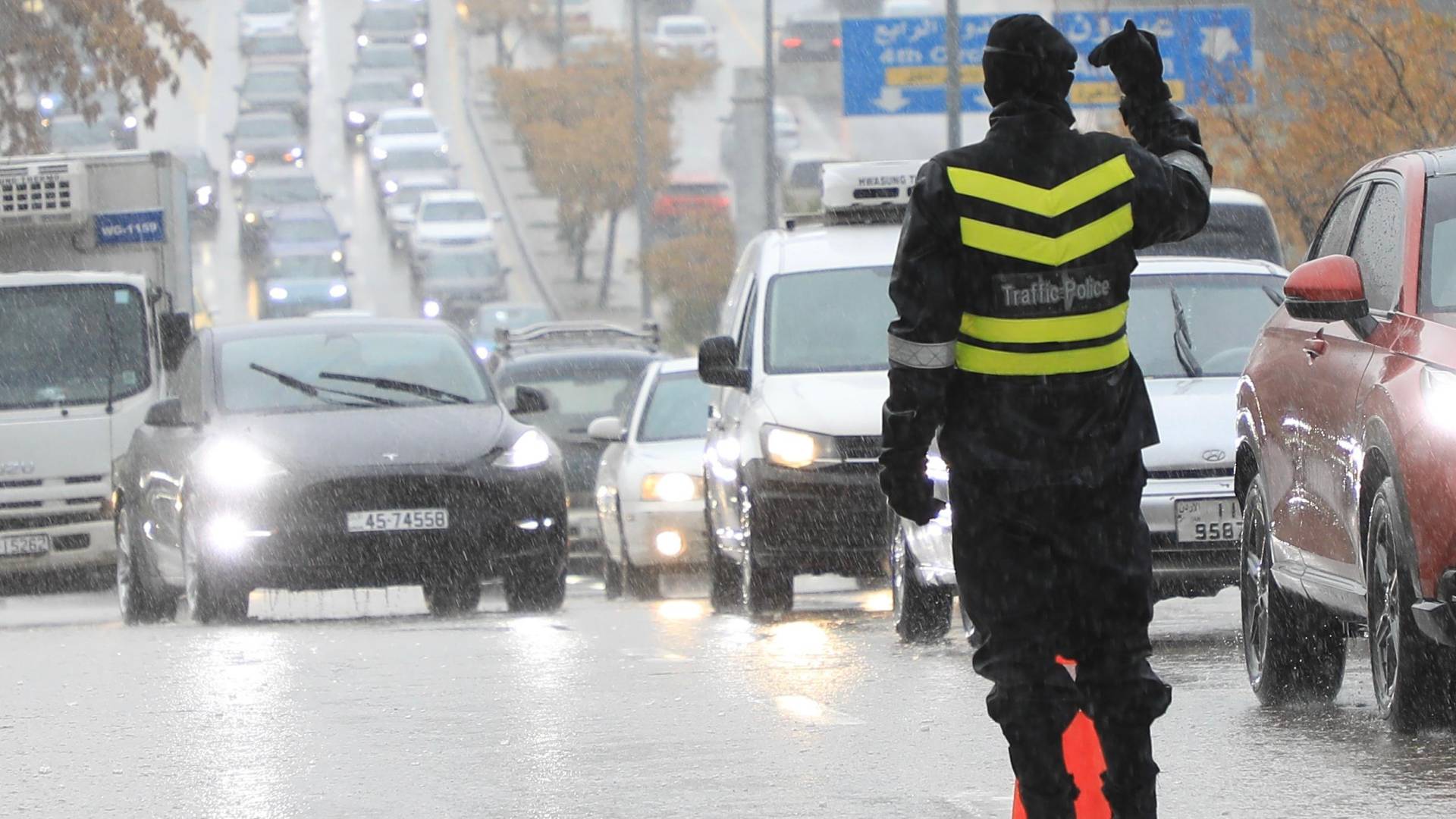 أمطار في العاصمة عمان