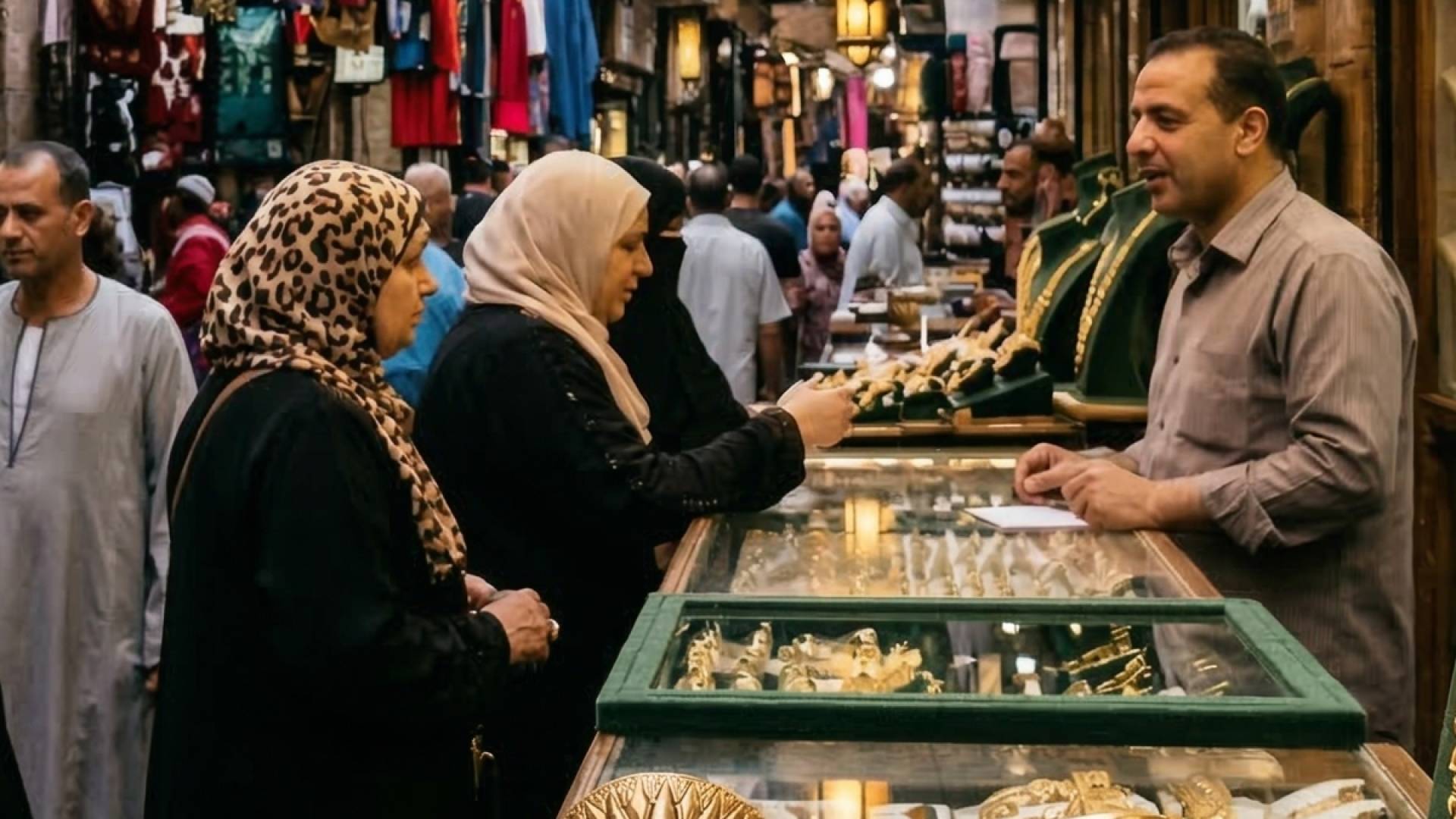 صورة مولدة بالذكاء الاصطناعي للذهب في مصر