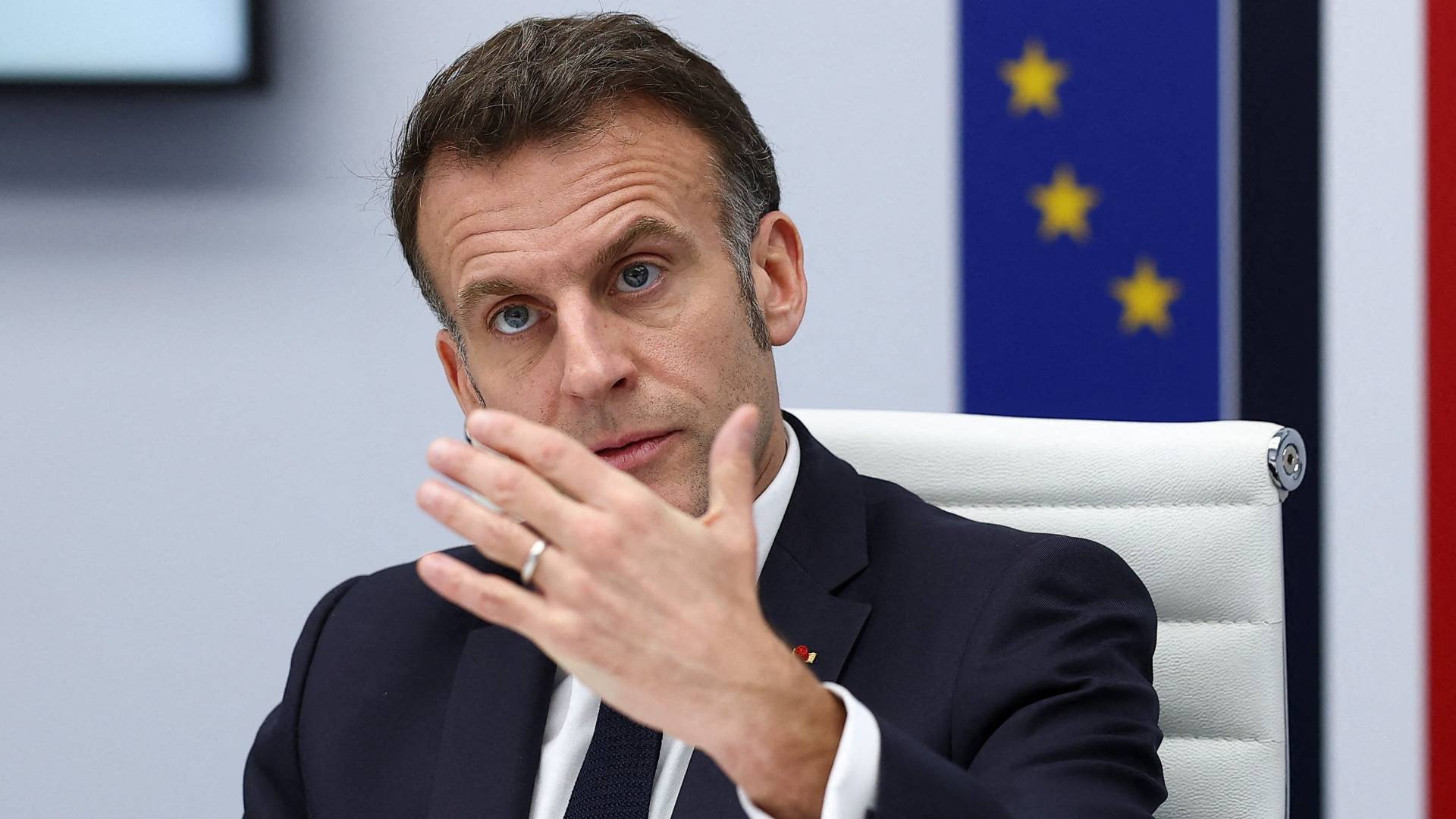 الرئيس الفرنسي إيمانويل ماكرون