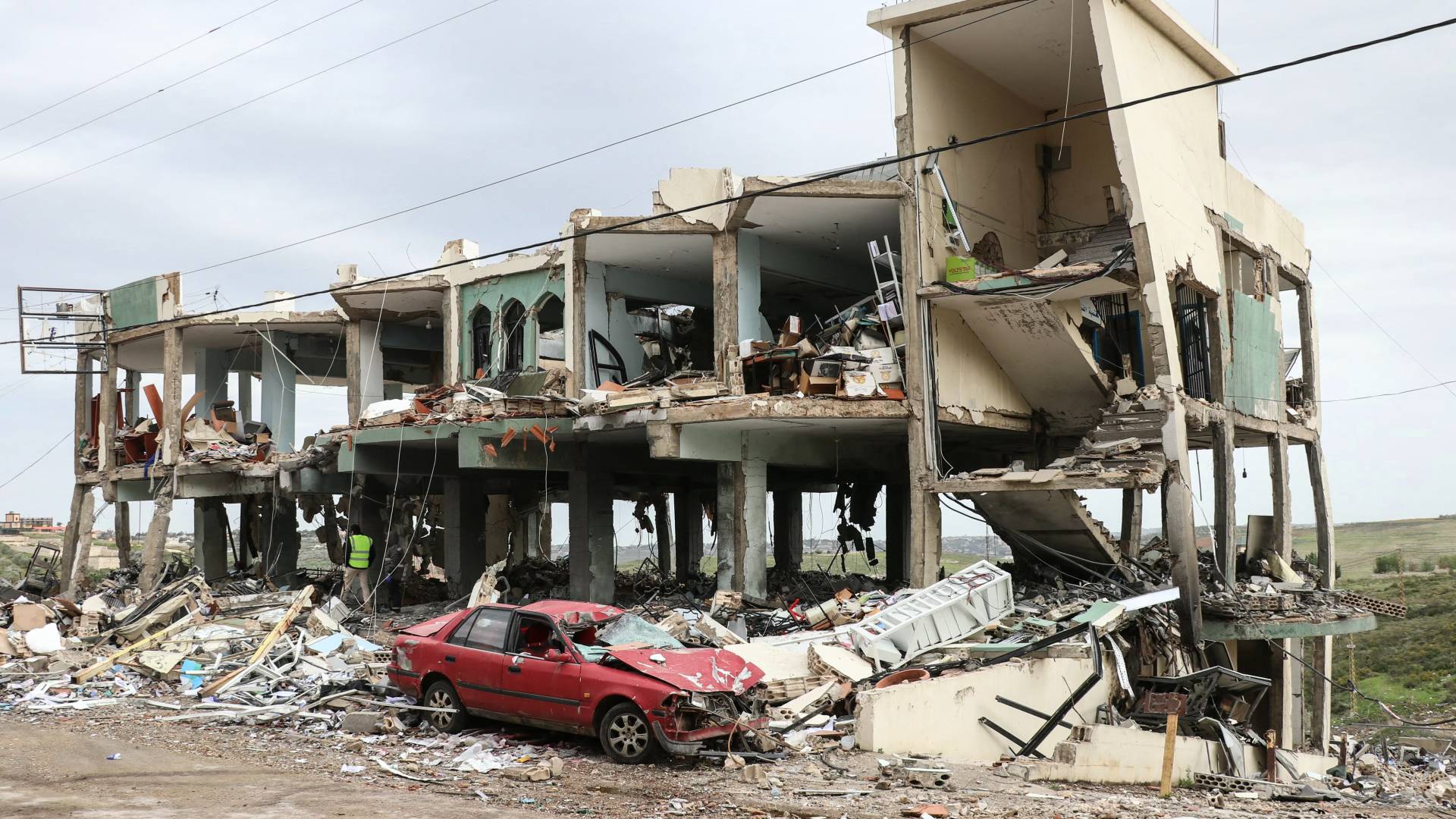 منزل متضرر في لبنان جراء الحرب