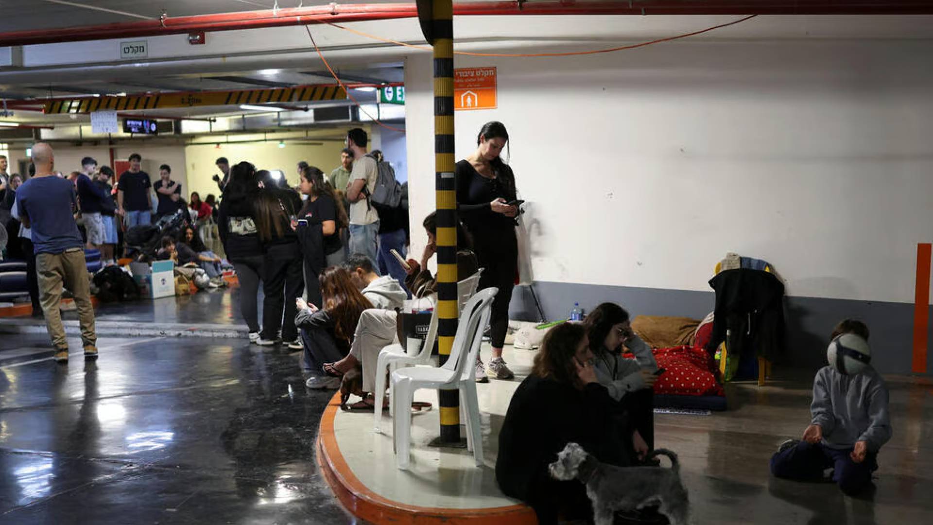 موقف سيارات تحت الأرض في تل أبيب