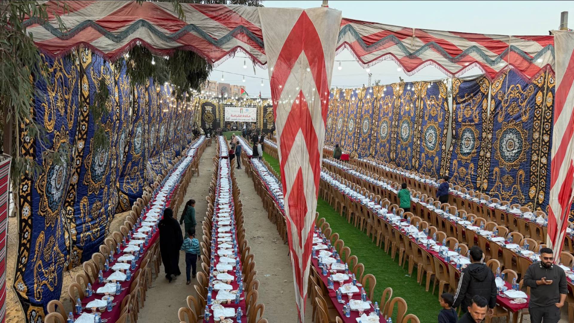 أكبر إفطار جماعي جنوب قطاع غزة