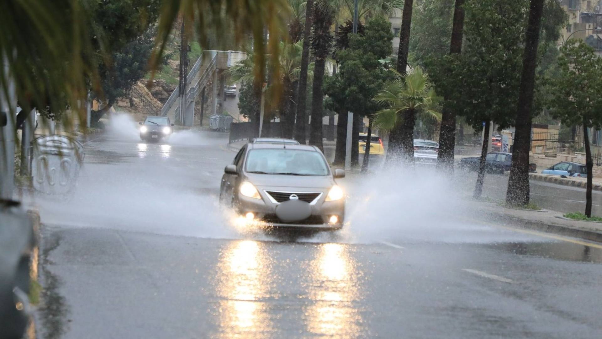 أمطار في العاصمة عمان