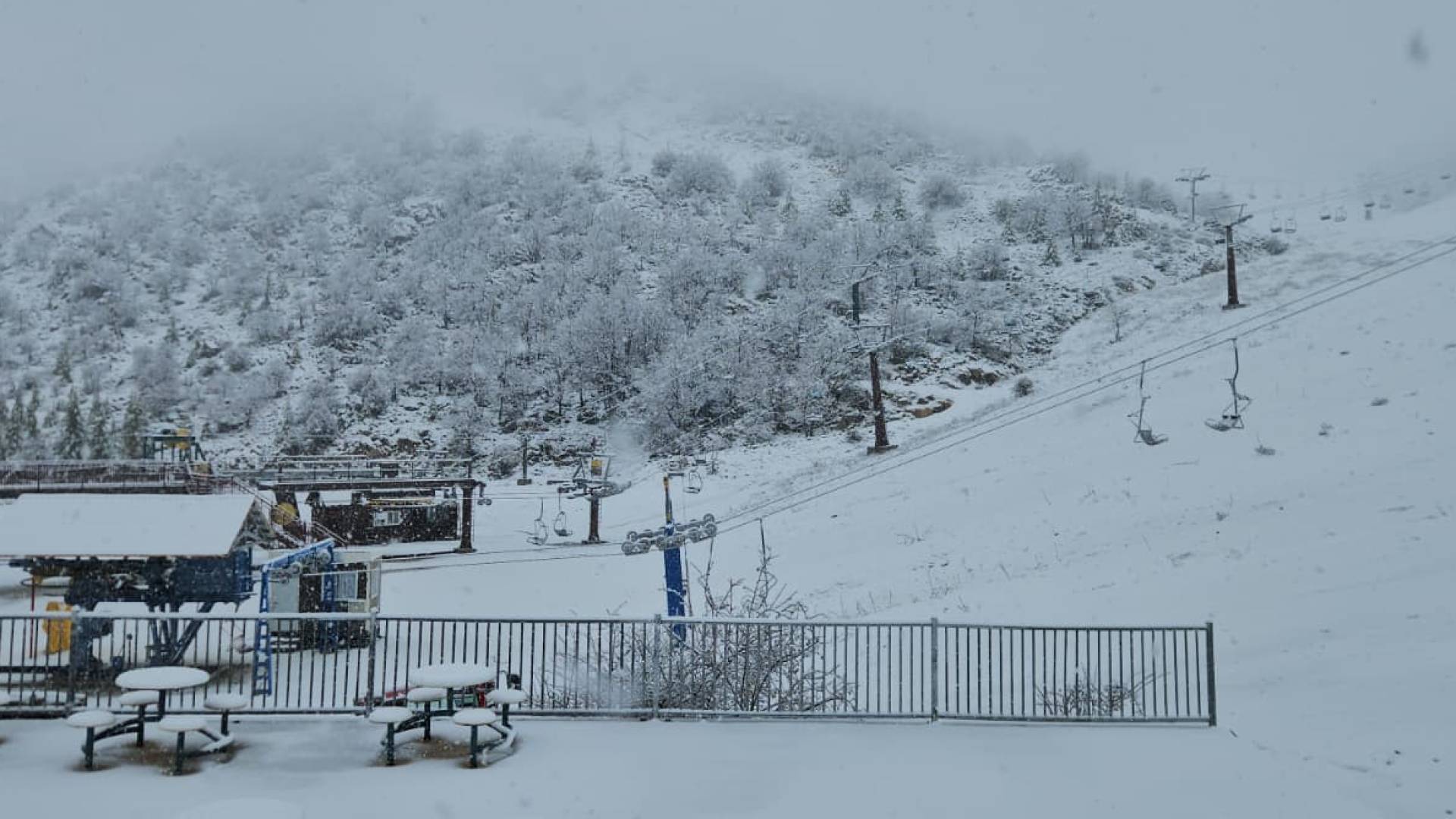 تساقط الثلوج في سوريا