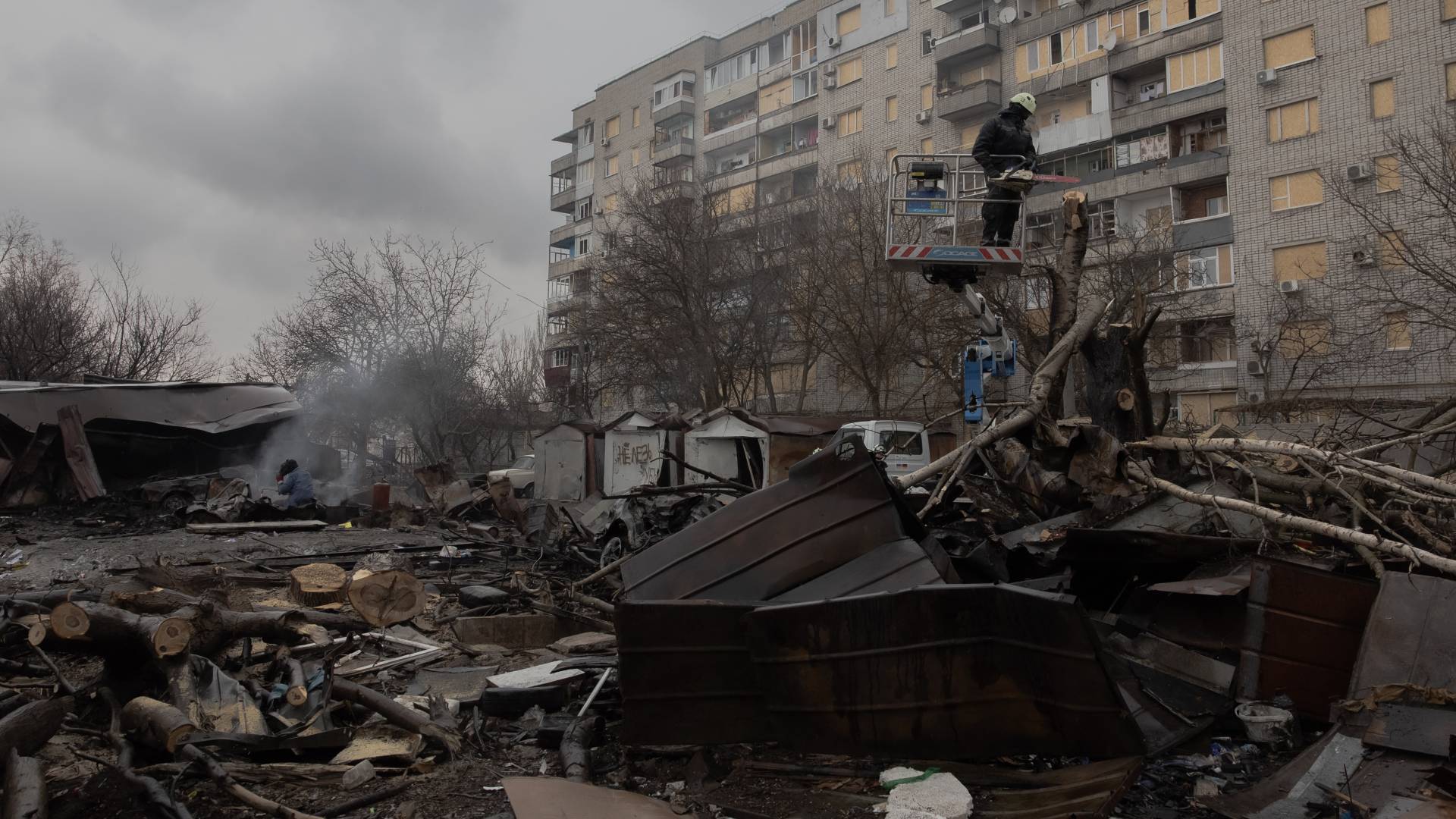 مشاهد من الحرب الاوكرانيا الروسية