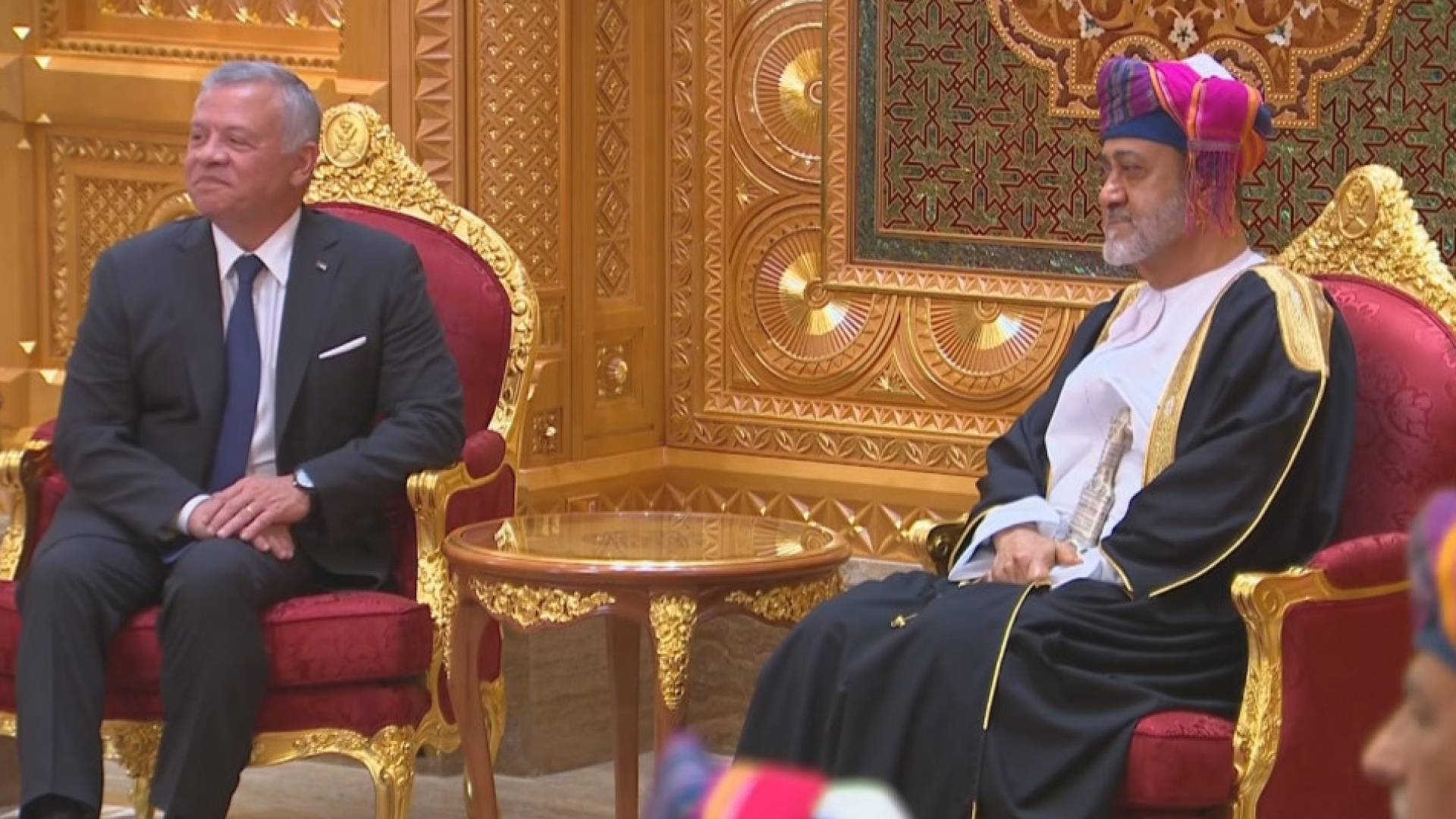 جلالة الملك عبد الله الثاني وسلطان عمان