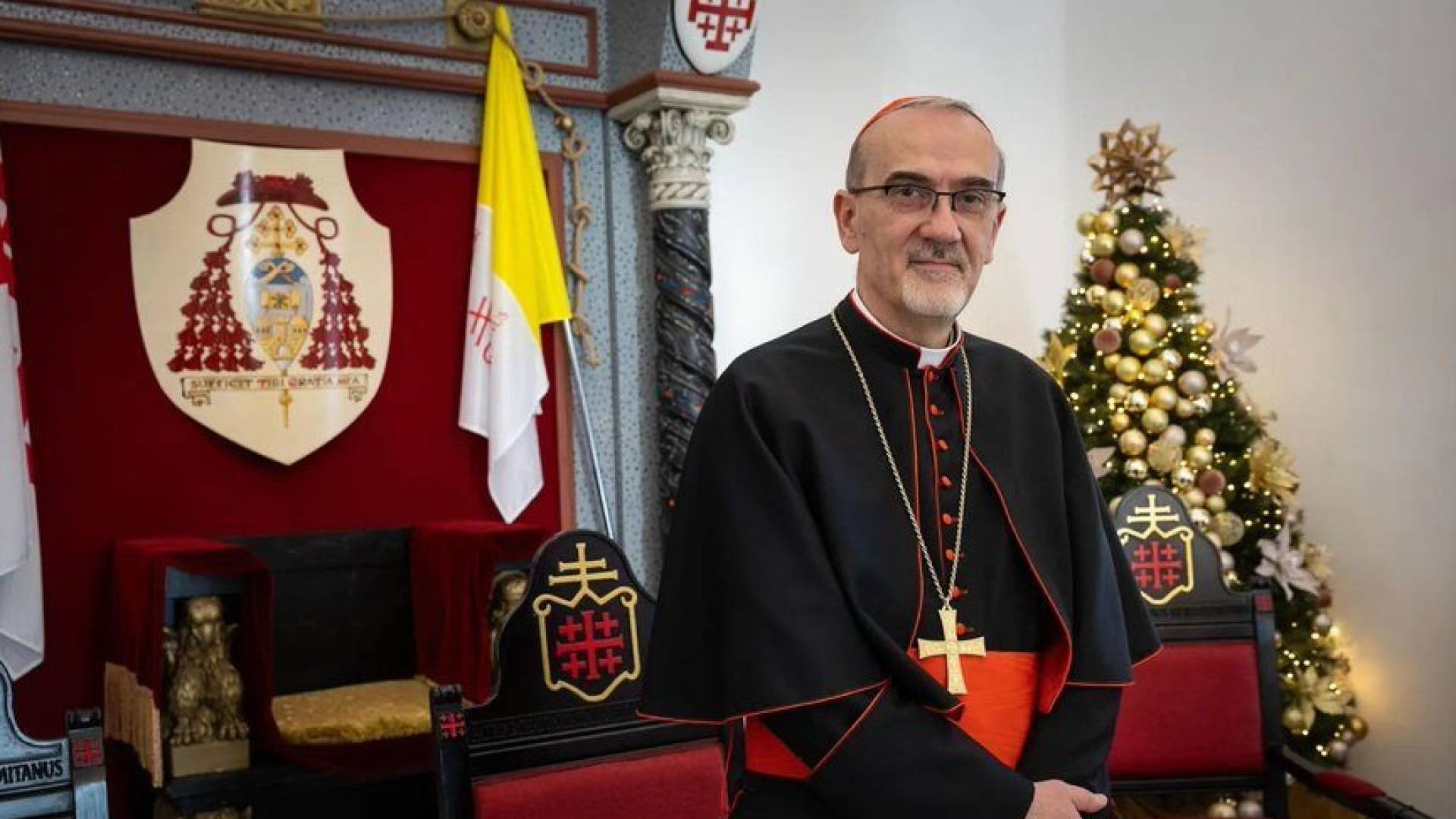 البطريرك اللاتيني الكاردينال بيتزابيلا