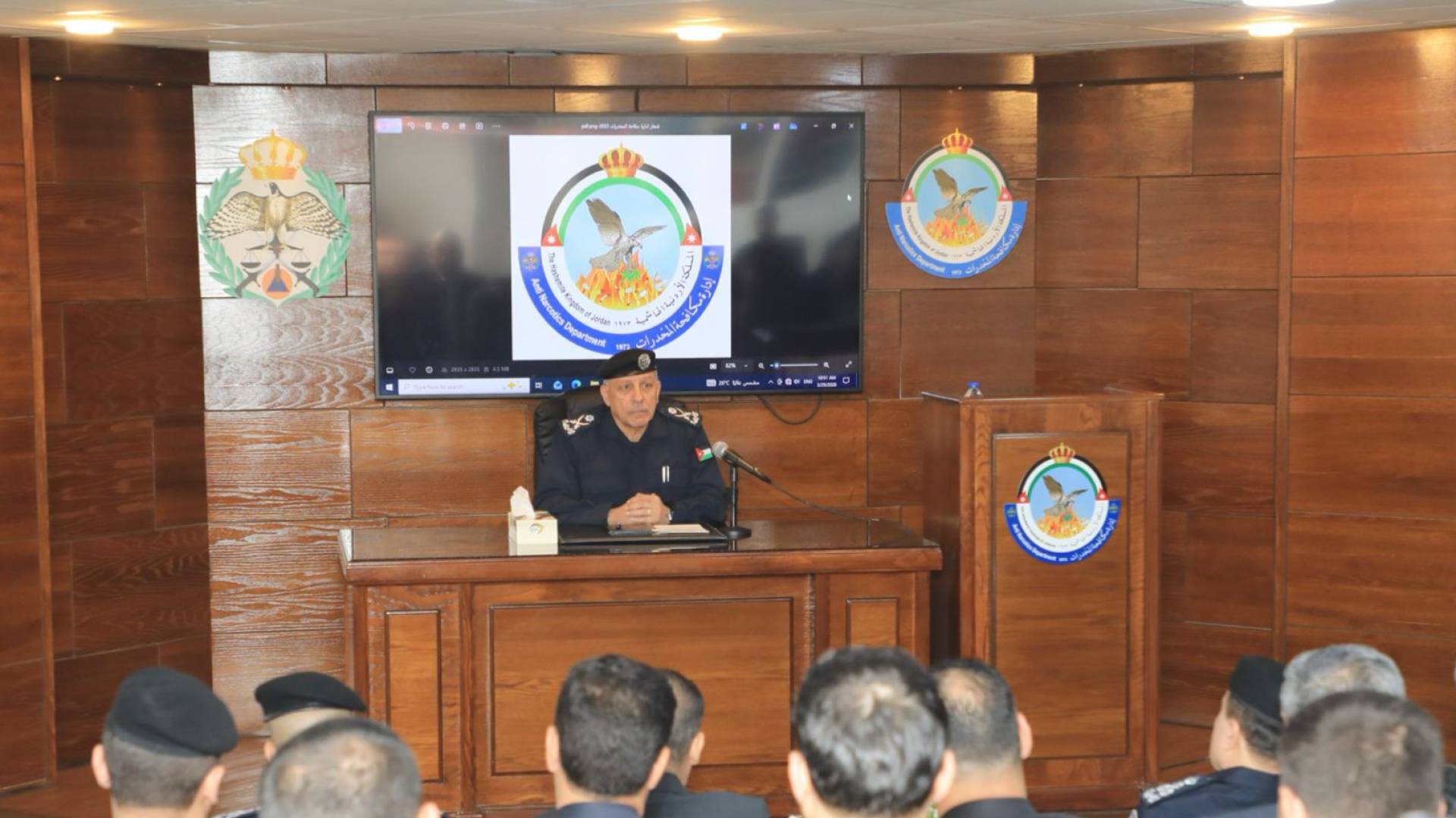 مدير الأمن العام اللواء عبيد الله المعايطة