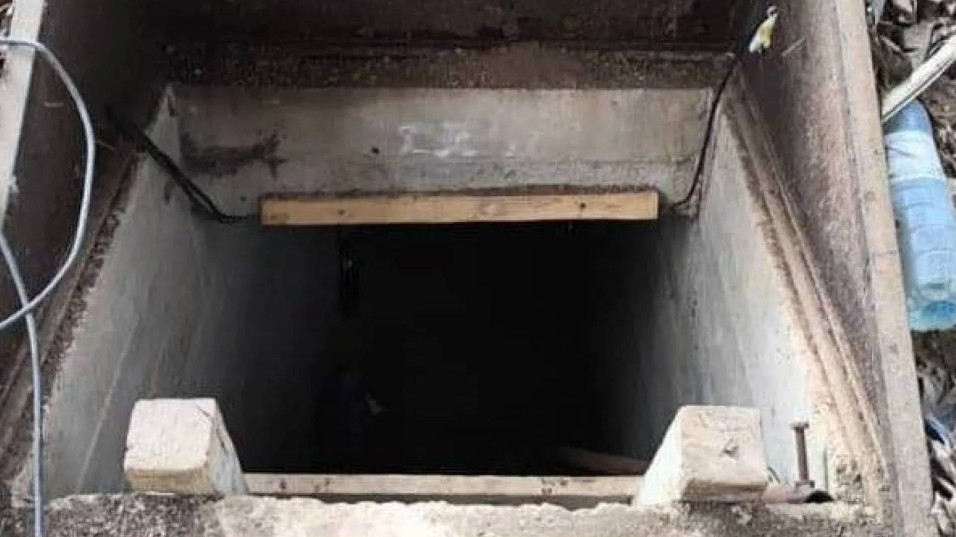 صورة لنفق اكتشفته السلطات السورية