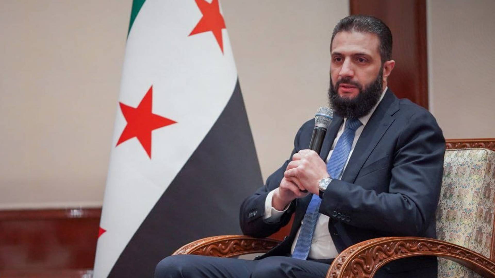 الرئيس السوري أحمد الشرع