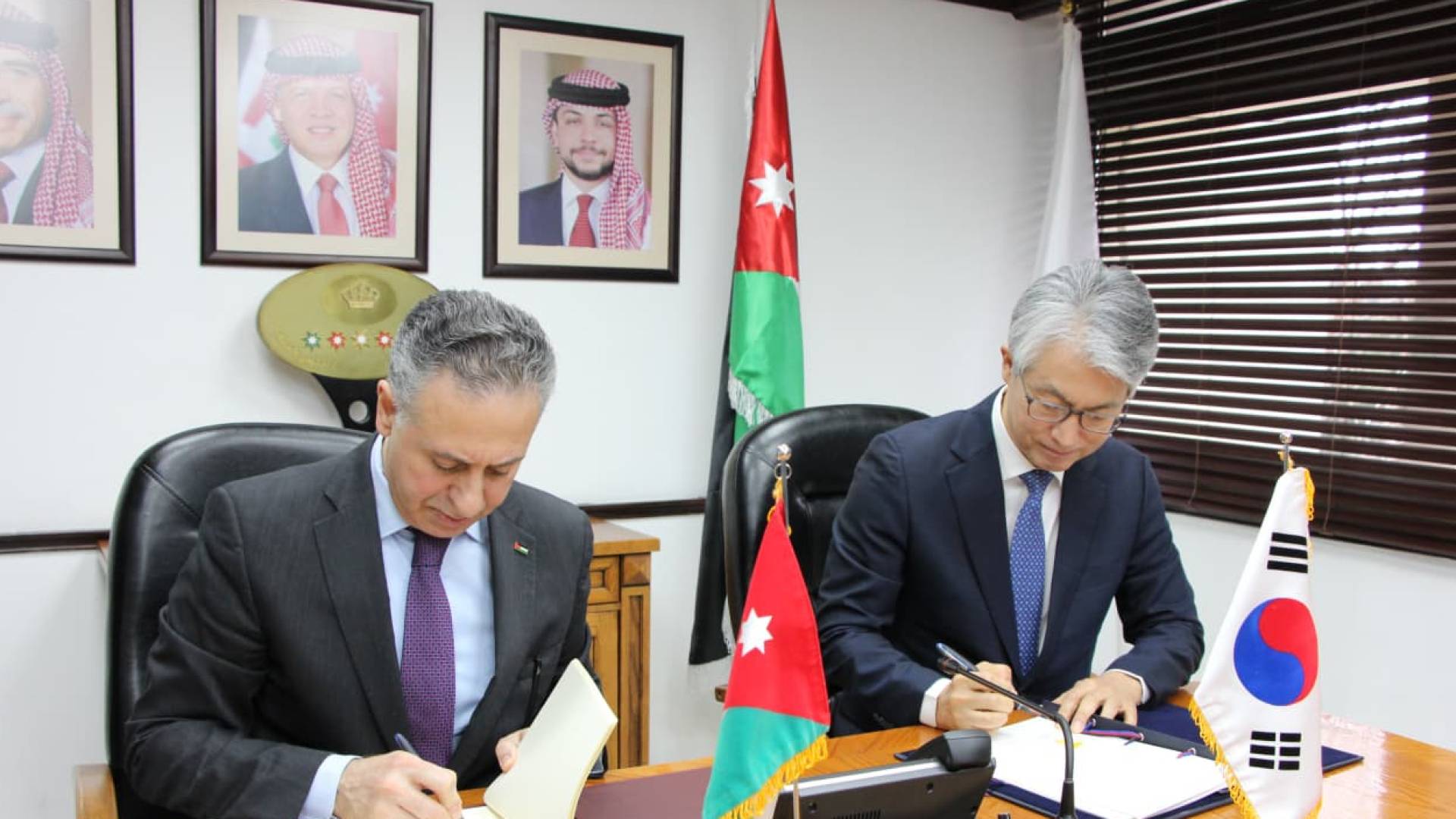 الأردن وكوريا الجنوبية يوقعان اتفاقية