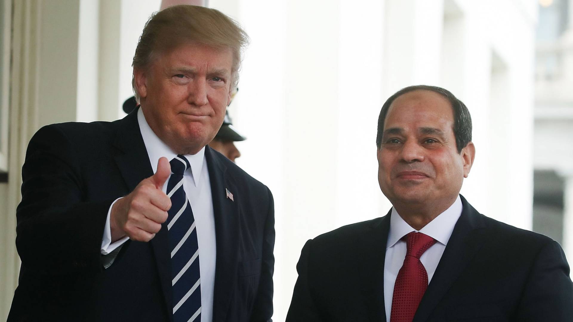 السيسي لترمب: أنت الوحيد القادر على إيقاف الحرب