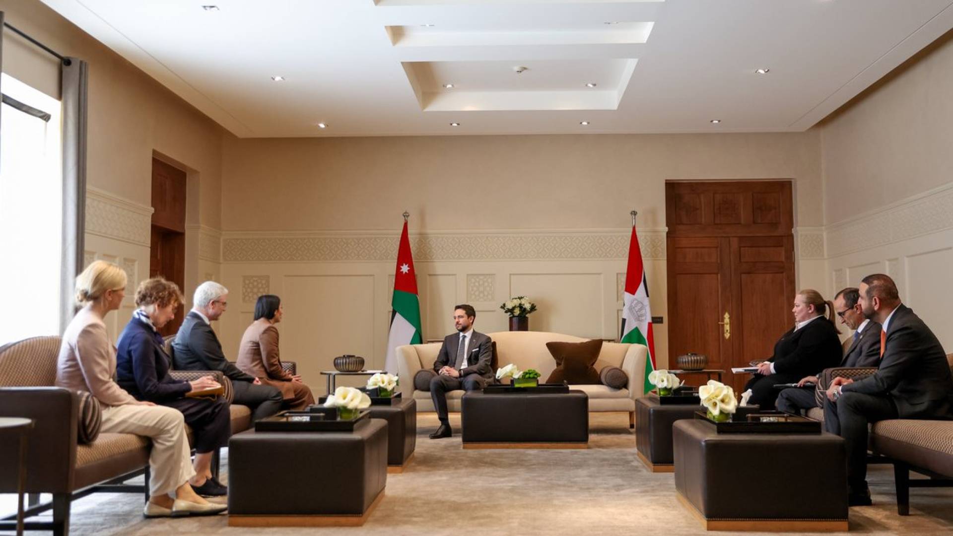 ولي العهد يلتقي وزيرة التعاون الاقتصادي والتنمية الألمانية