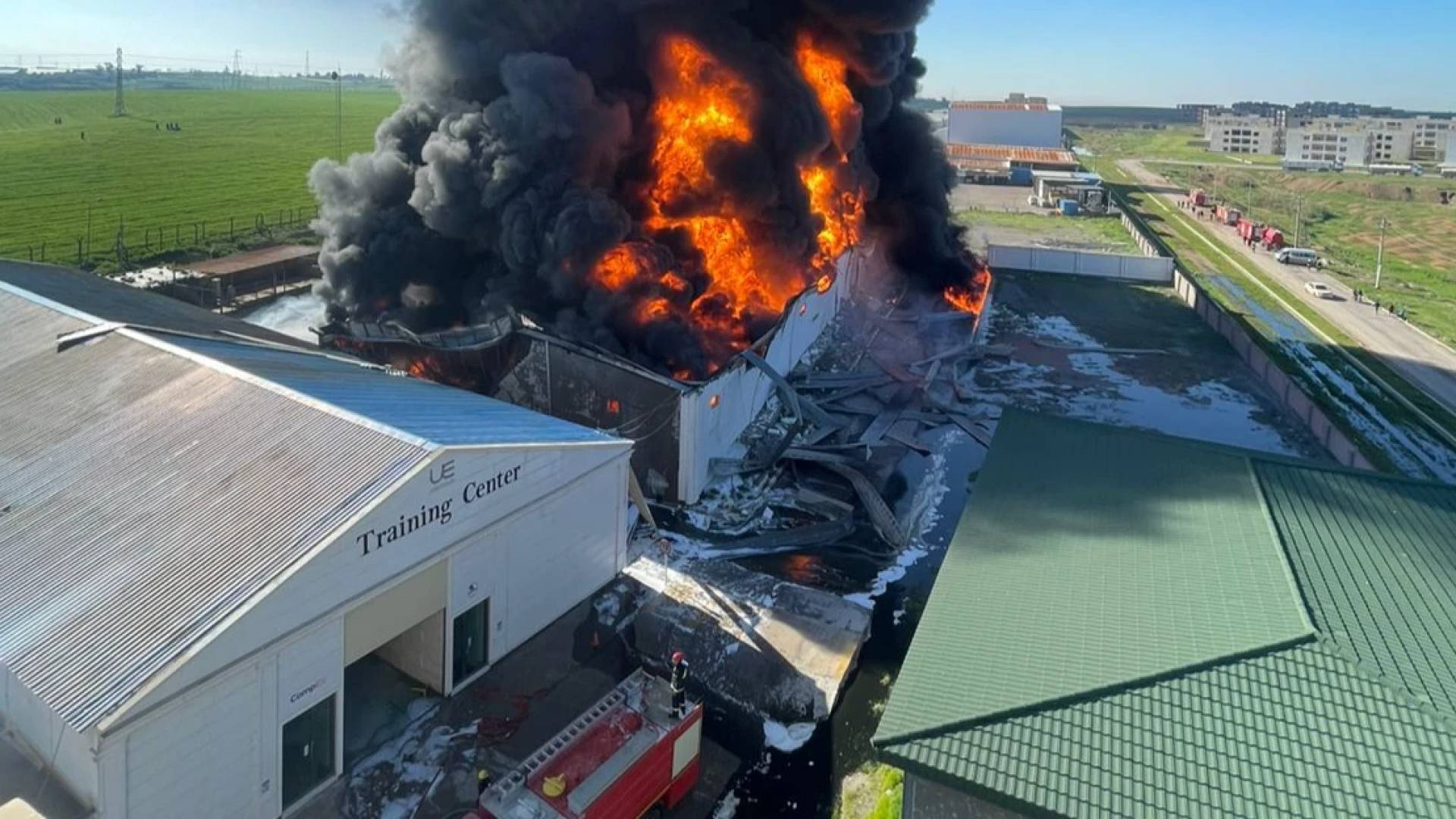 مصنع زيوت في أربيل تعرض لهجوم بمسيرة