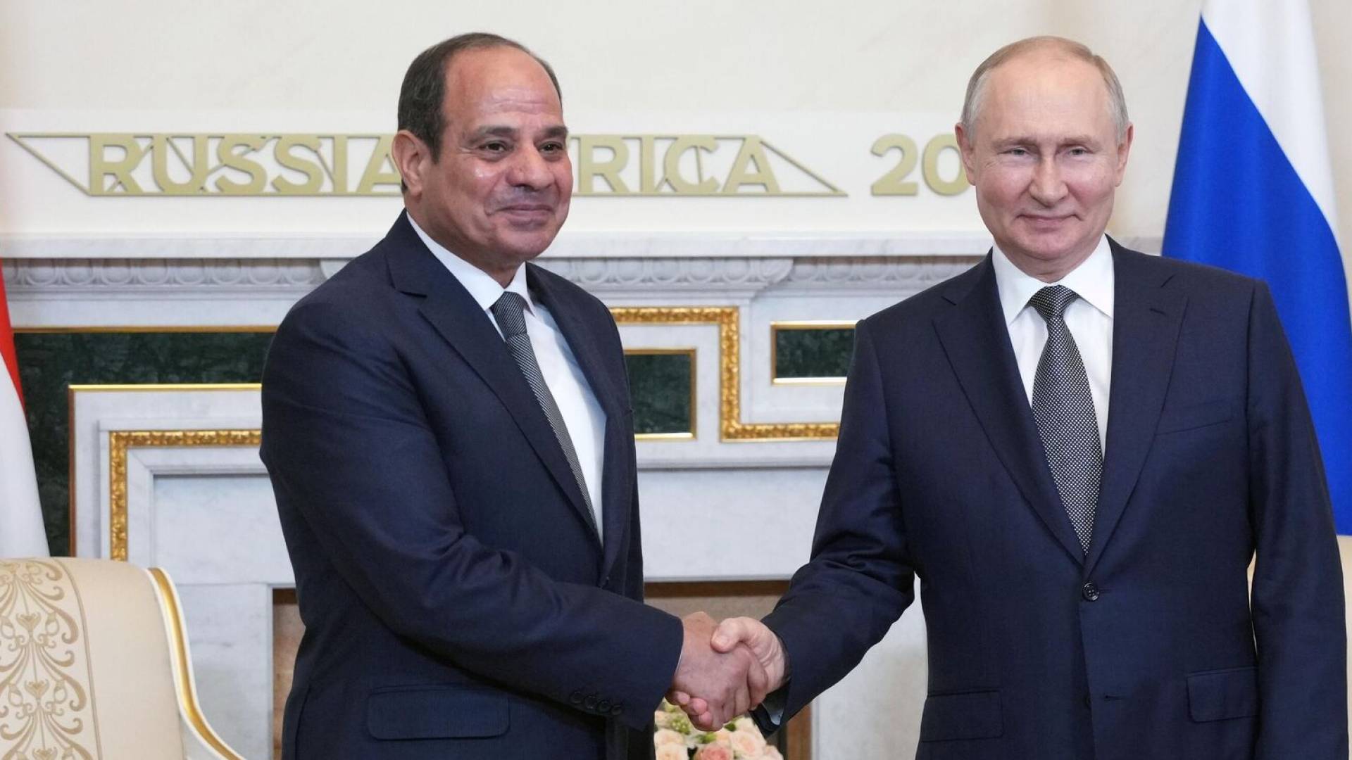 الرئيس الروسي فلاديمير بوتين والرئيس المصري عبدالفتاح السيسي