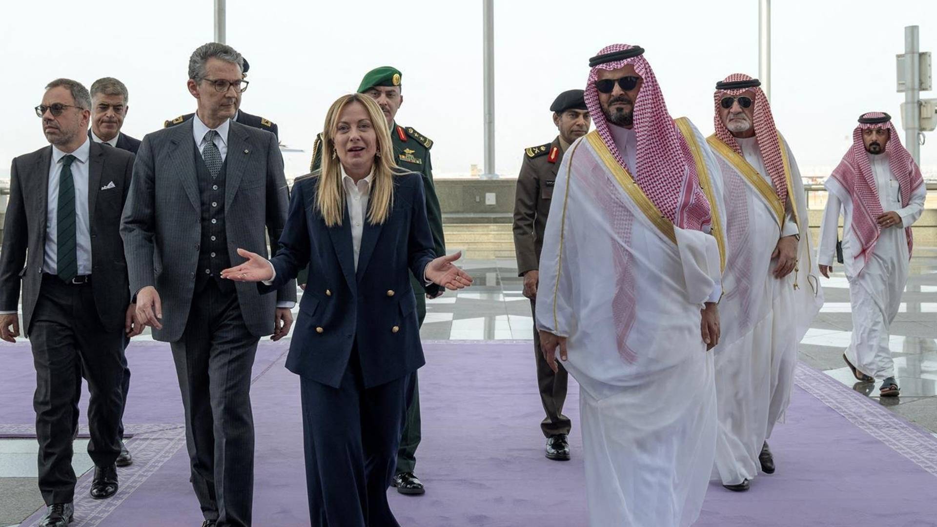 زيارة ميلوني للسعودية