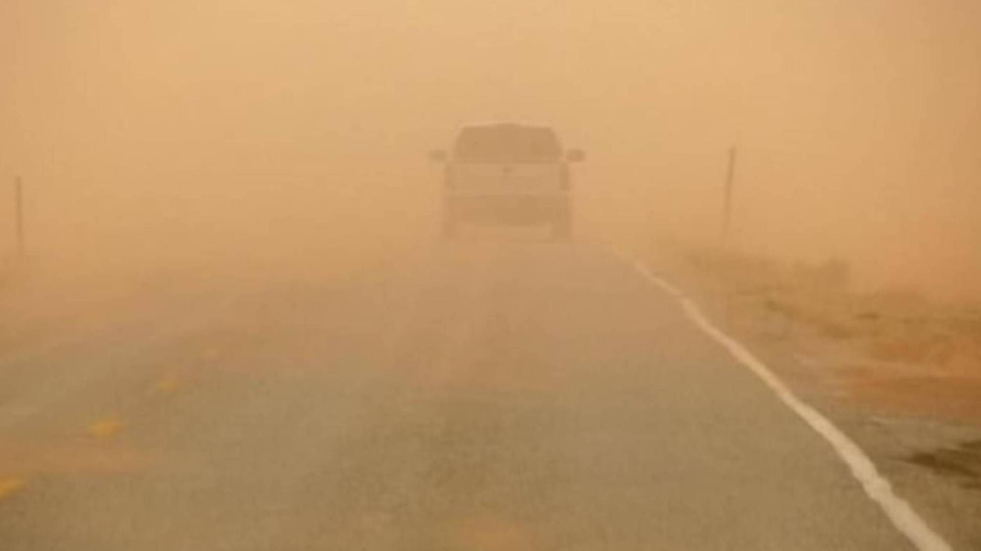 أجواء مغبرة في الأردن