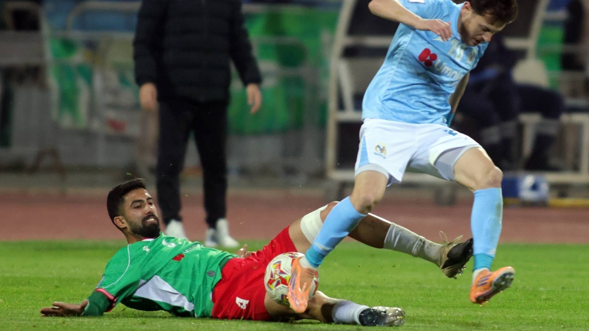 فاز فريق الوحدات على نظيره الفيصلي بنتيجة (1-0)