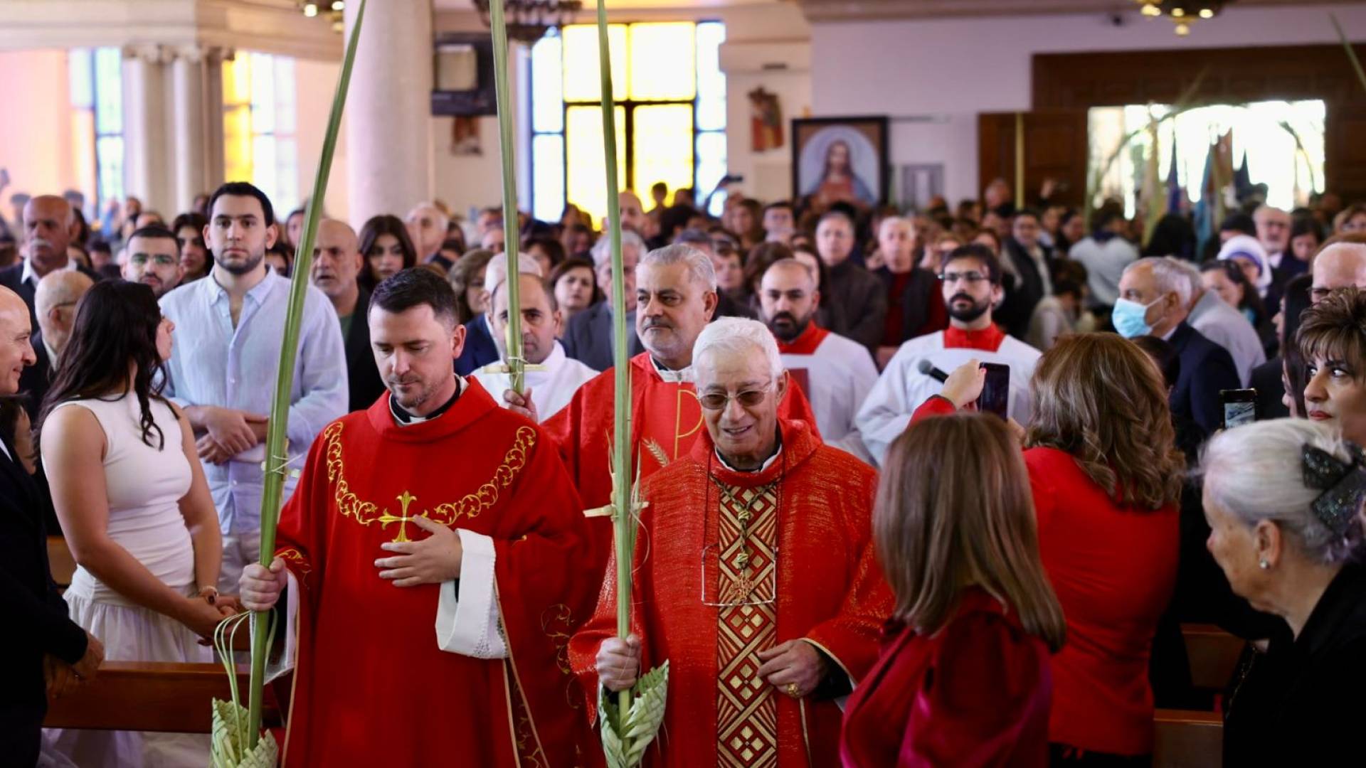 مسيحي الأردن يحتفلون بعيد أحد الشعانين