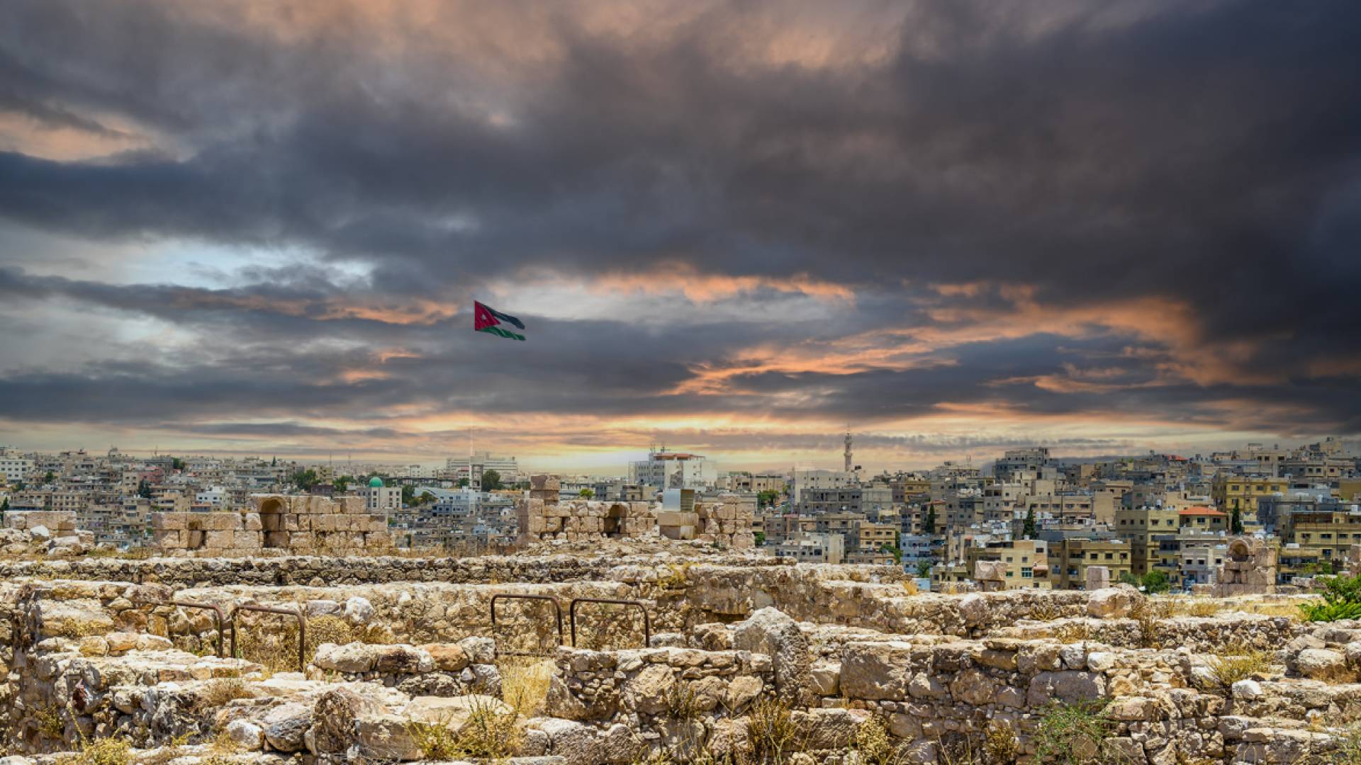 صورة أرشيفية لمنخفض في الأردن