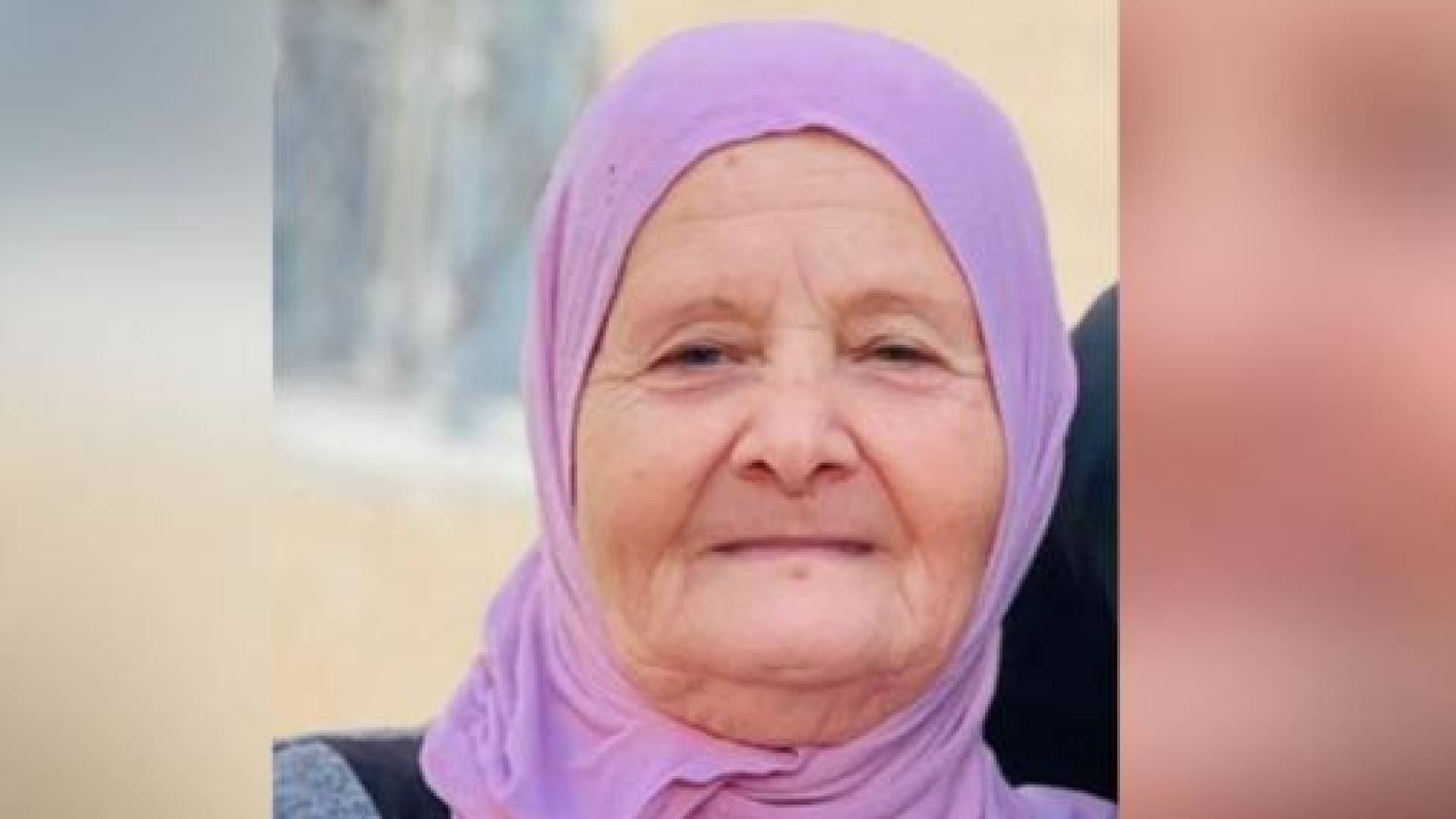 المواطنة الفلسطينية المسنة صبرية شماسنة