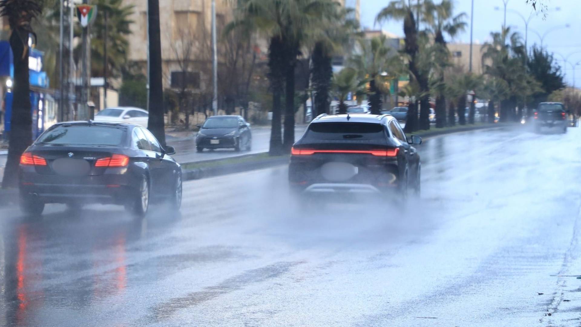 أمطار في العاصمة عمان