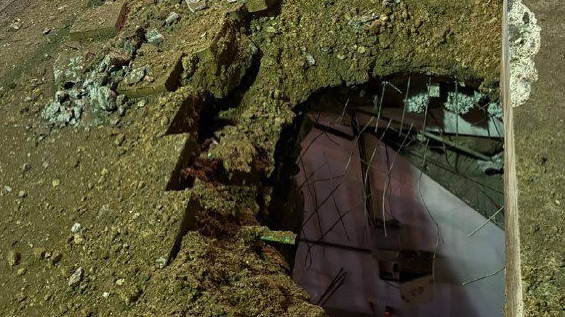 اثار الدمار في الاحتلال