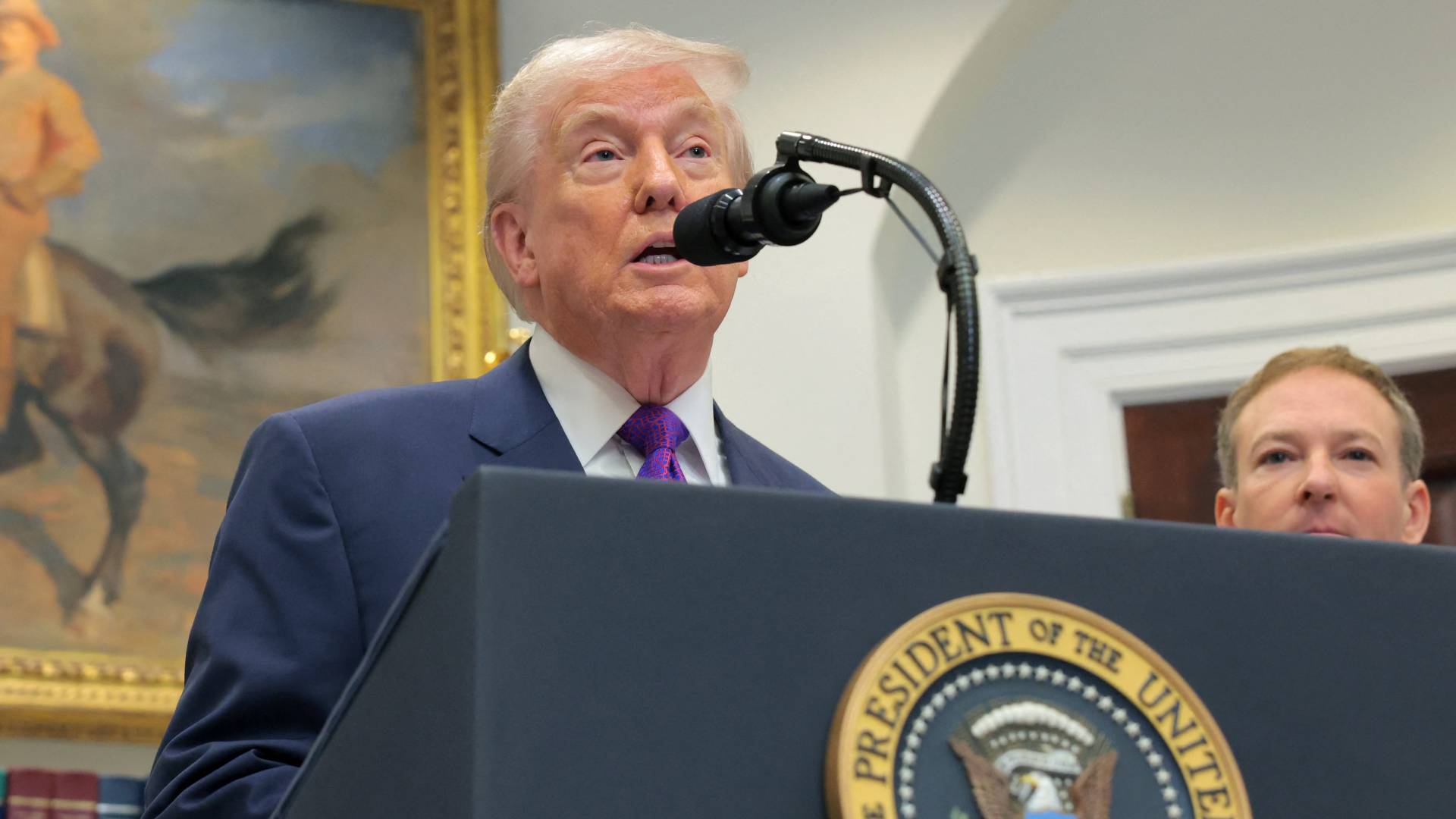 الرئيس الأمريكي دونالد ترمب