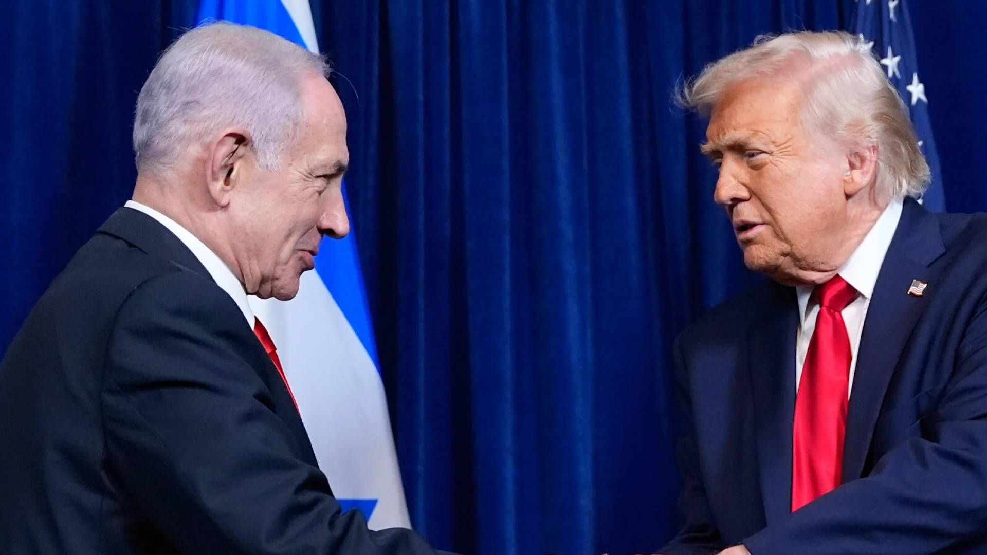 الرئيس الأمريكي دونالد ترمب ورئيس وزراء الاحتلال بنيامين نتنياهو