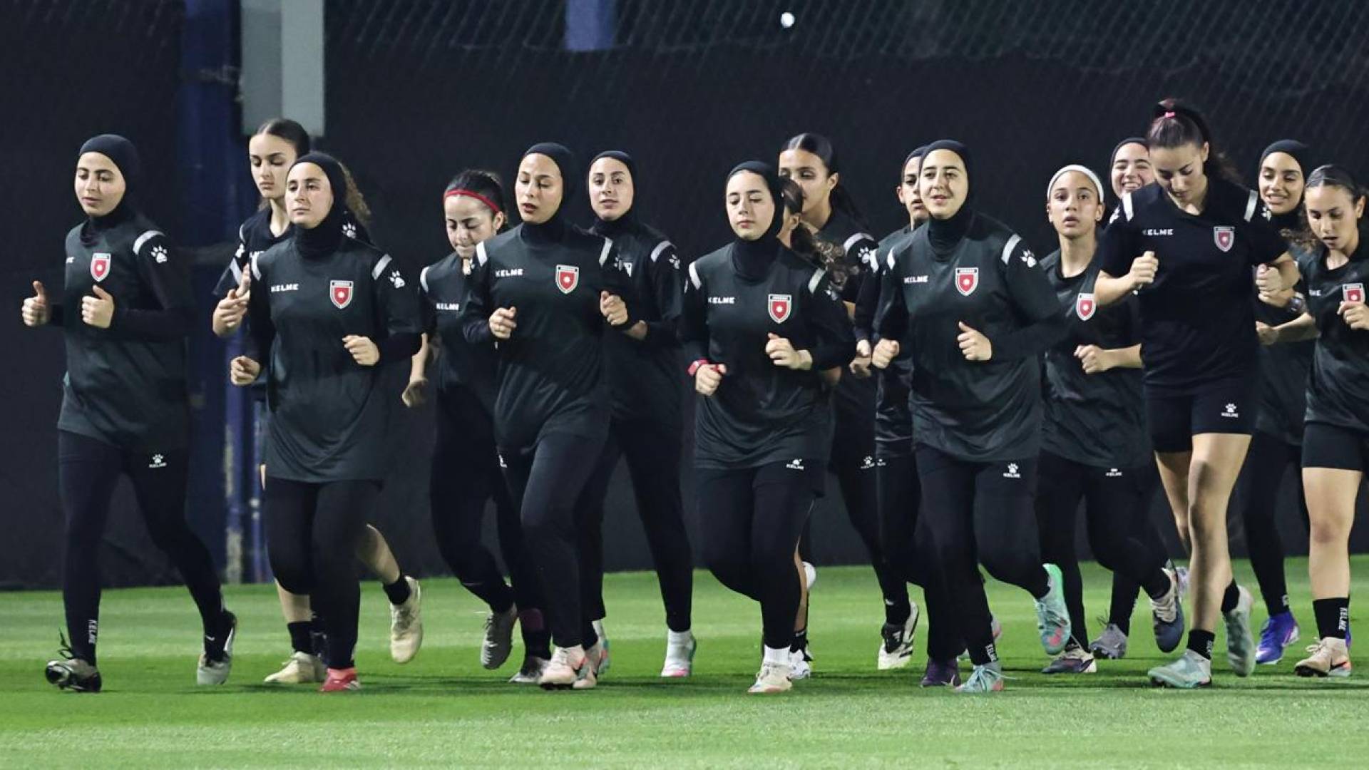 من تدريبات المنتخب الأردني الثلاثاء